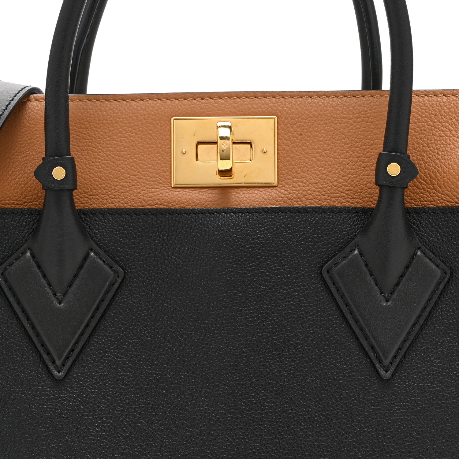 Calfskin Monogram On My Side Black