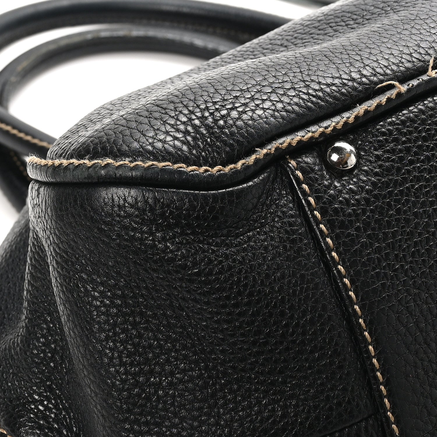 Calfskin Tassel Bowler Black