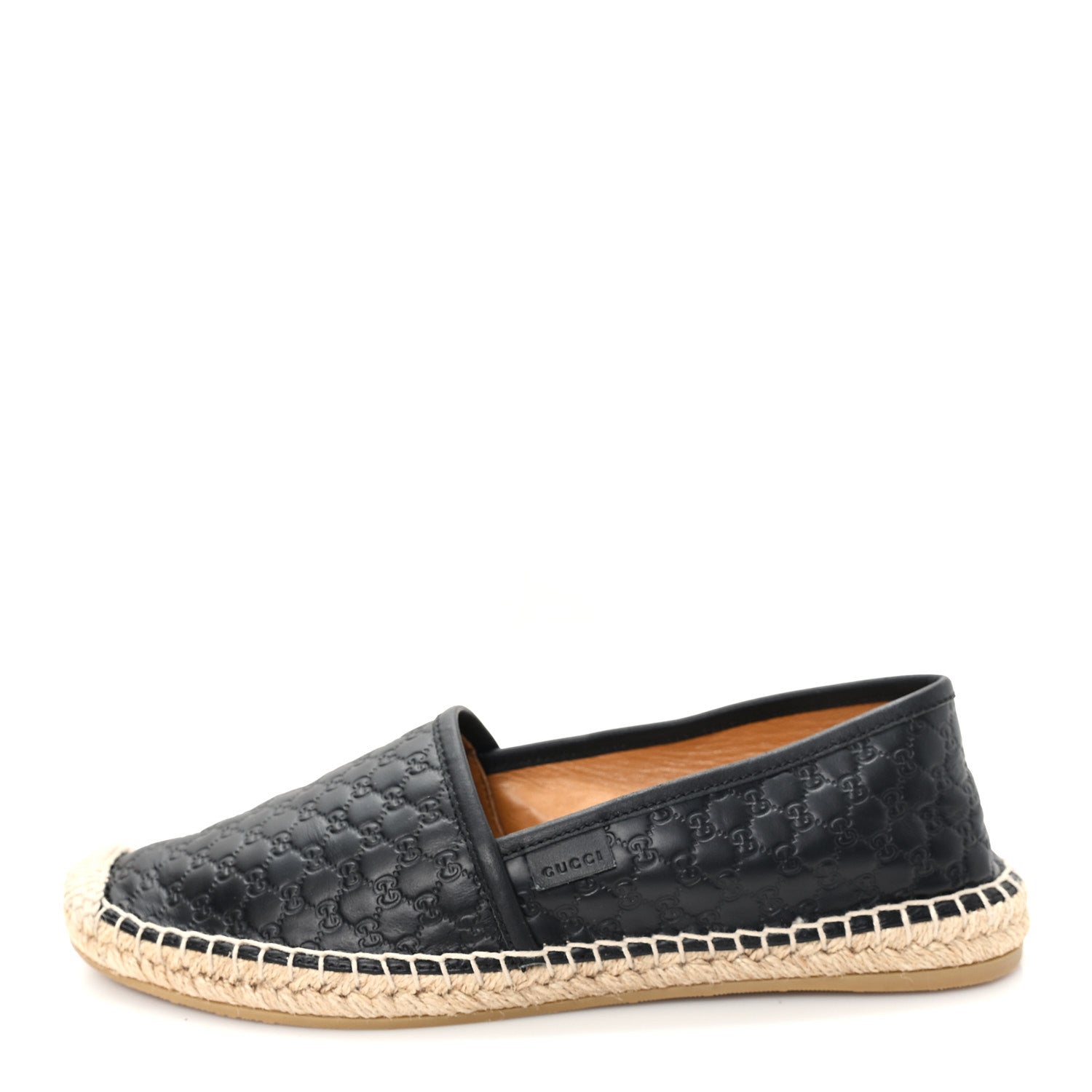 Microguccissima Signature Espadrilles 38 Black