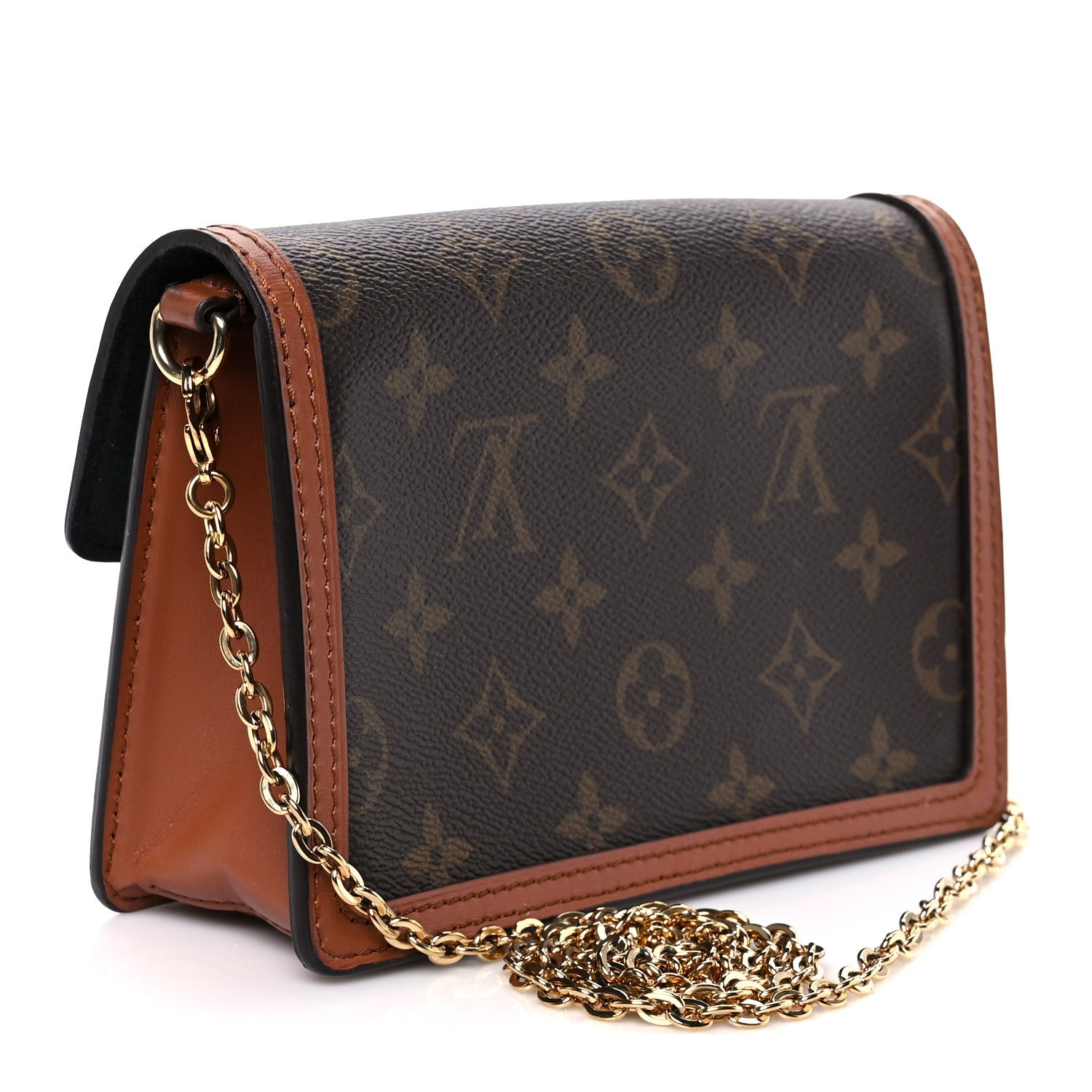 Reverse Monogram Dauphine Chain Wallet