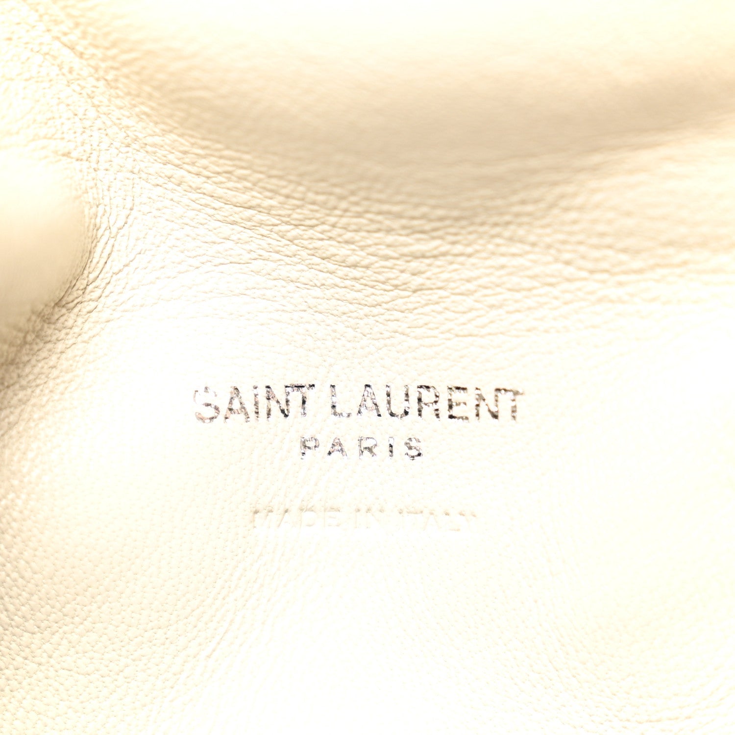 Lambskin Monogram Loulou Puffer Pouch Clutch Crema Soft
