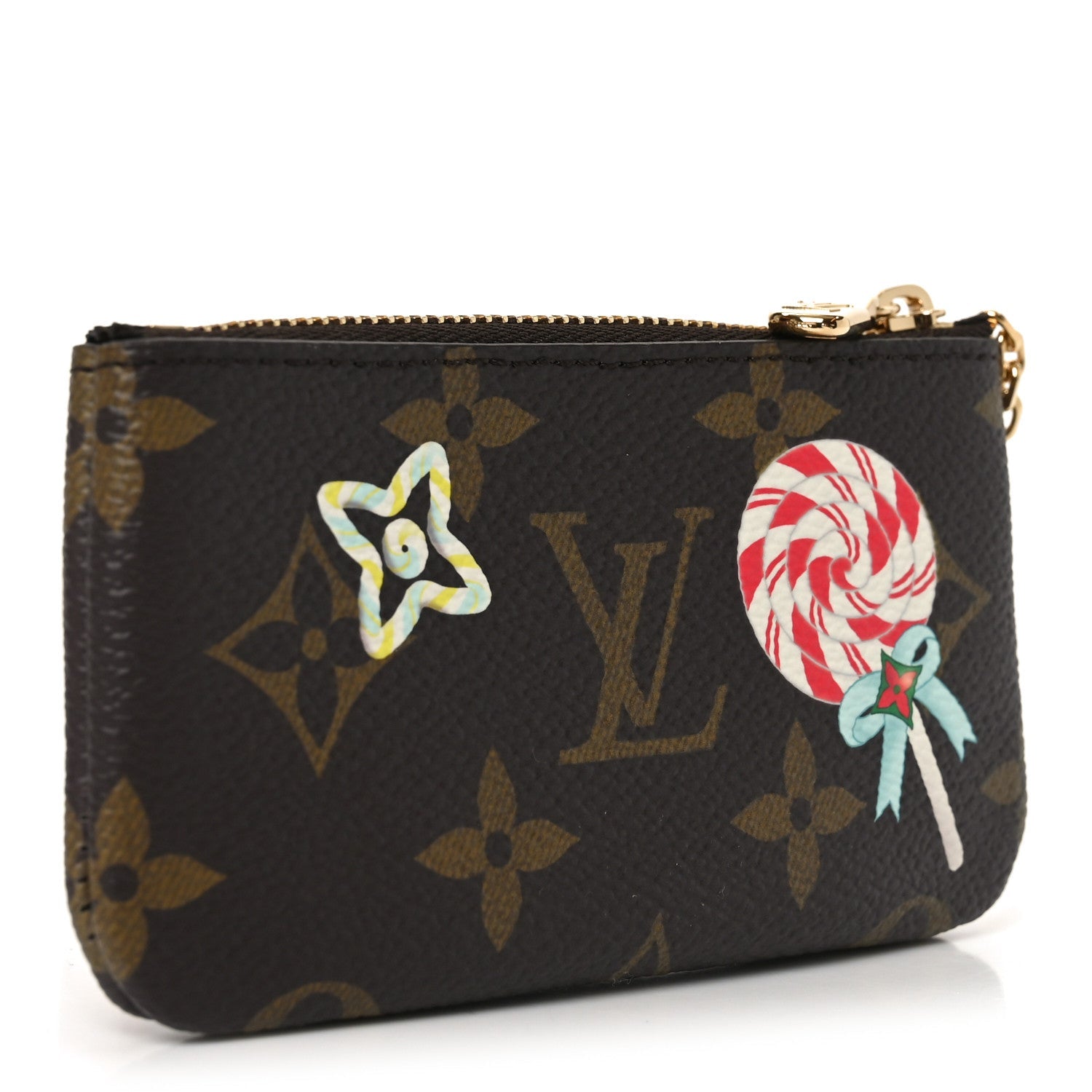 Monogram 2024 Christmas Animation Candy Factory Key Pouch Candy Red