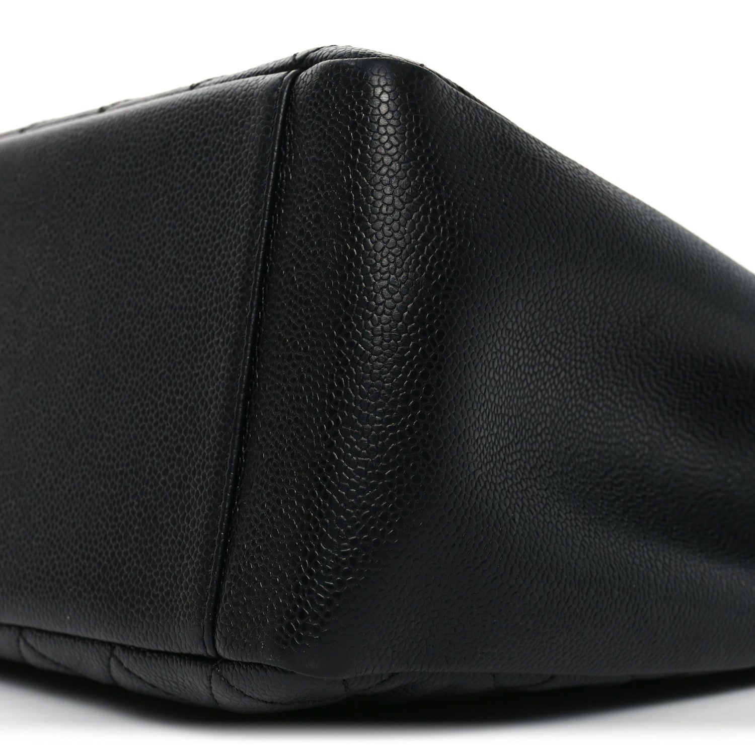 Caviar Quilted Grand Shopping Tote GST Black
