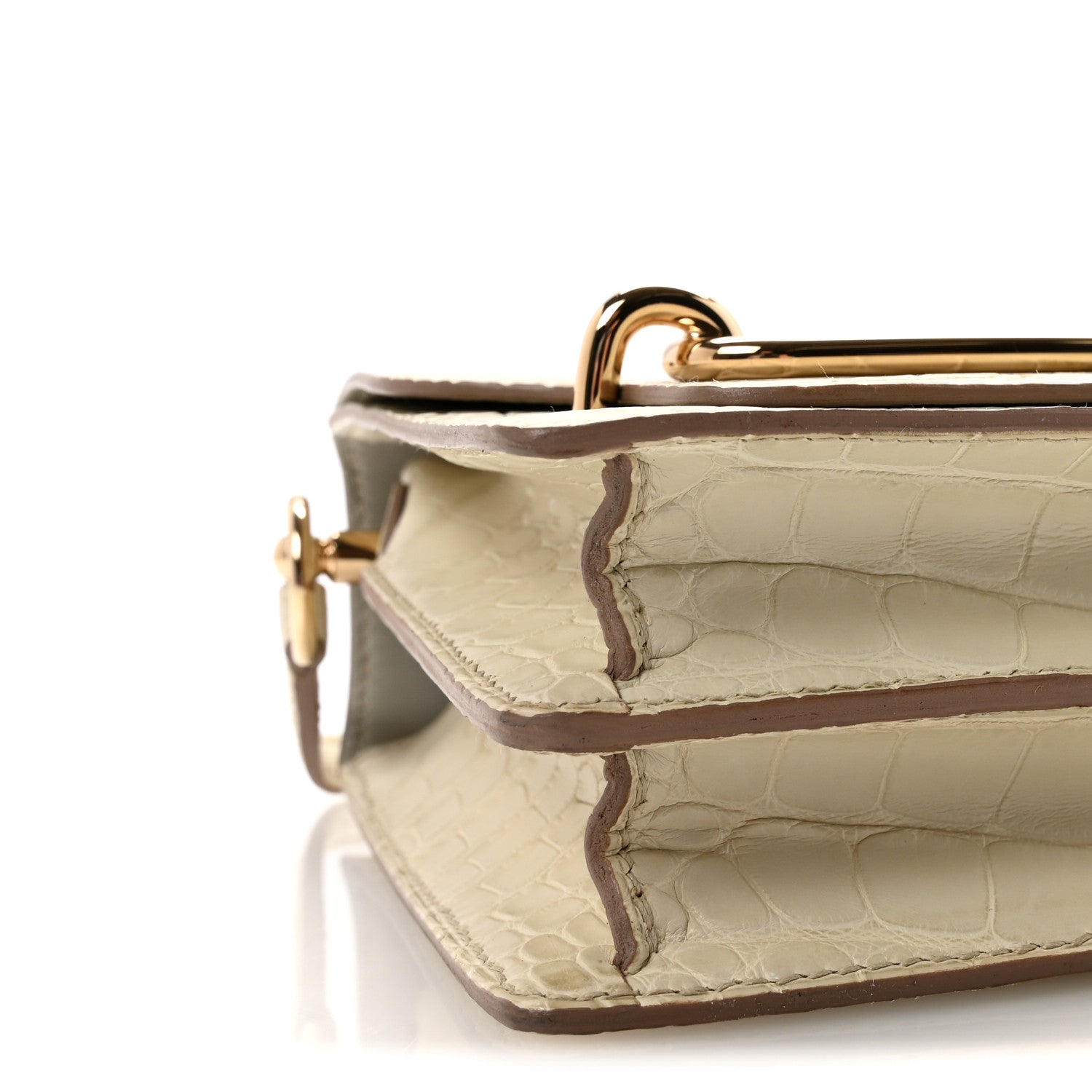 Matte Alligator Mini Sac Roulis Beton