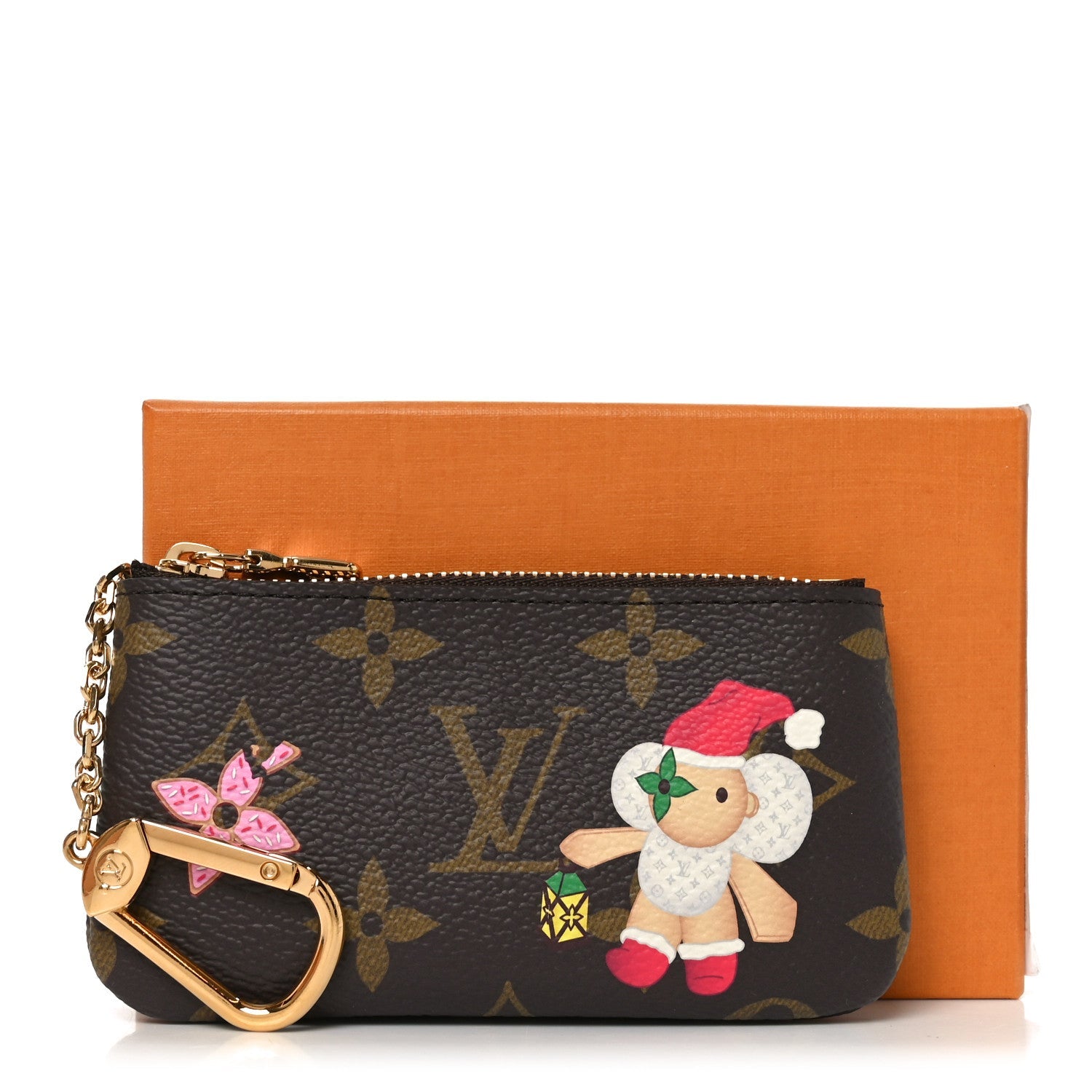 Monogram 2024 Christmas Animation Candy Factory Key Pouch Candy Red