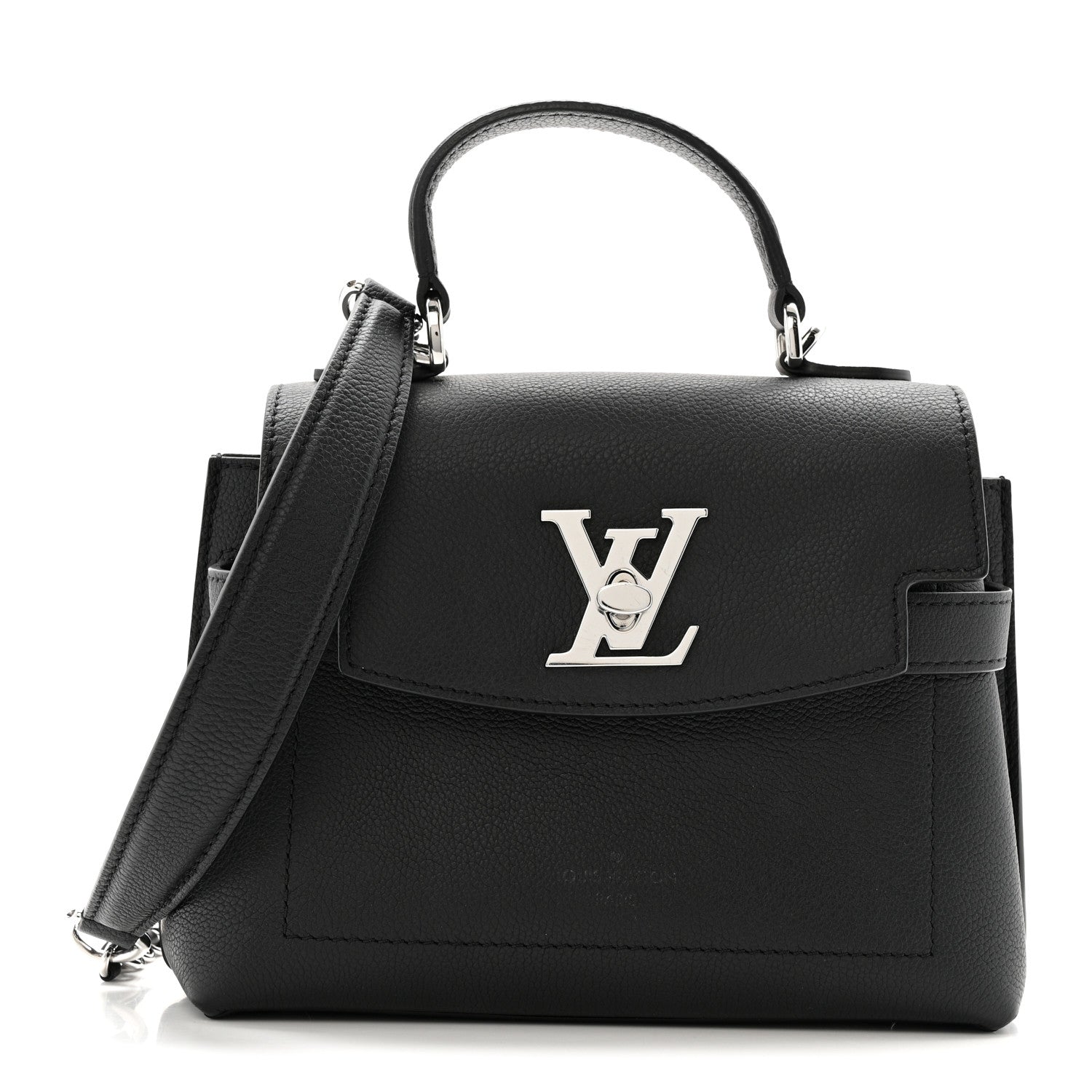 Calfskin Lockme Ever Mini Black
