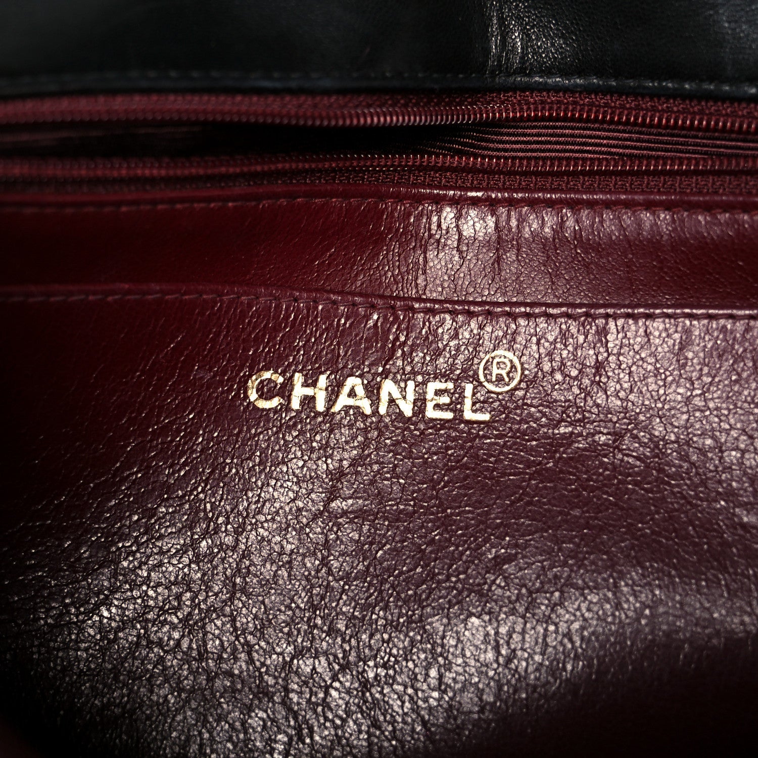 Lambskin Quilted Medium Single Flap Black
