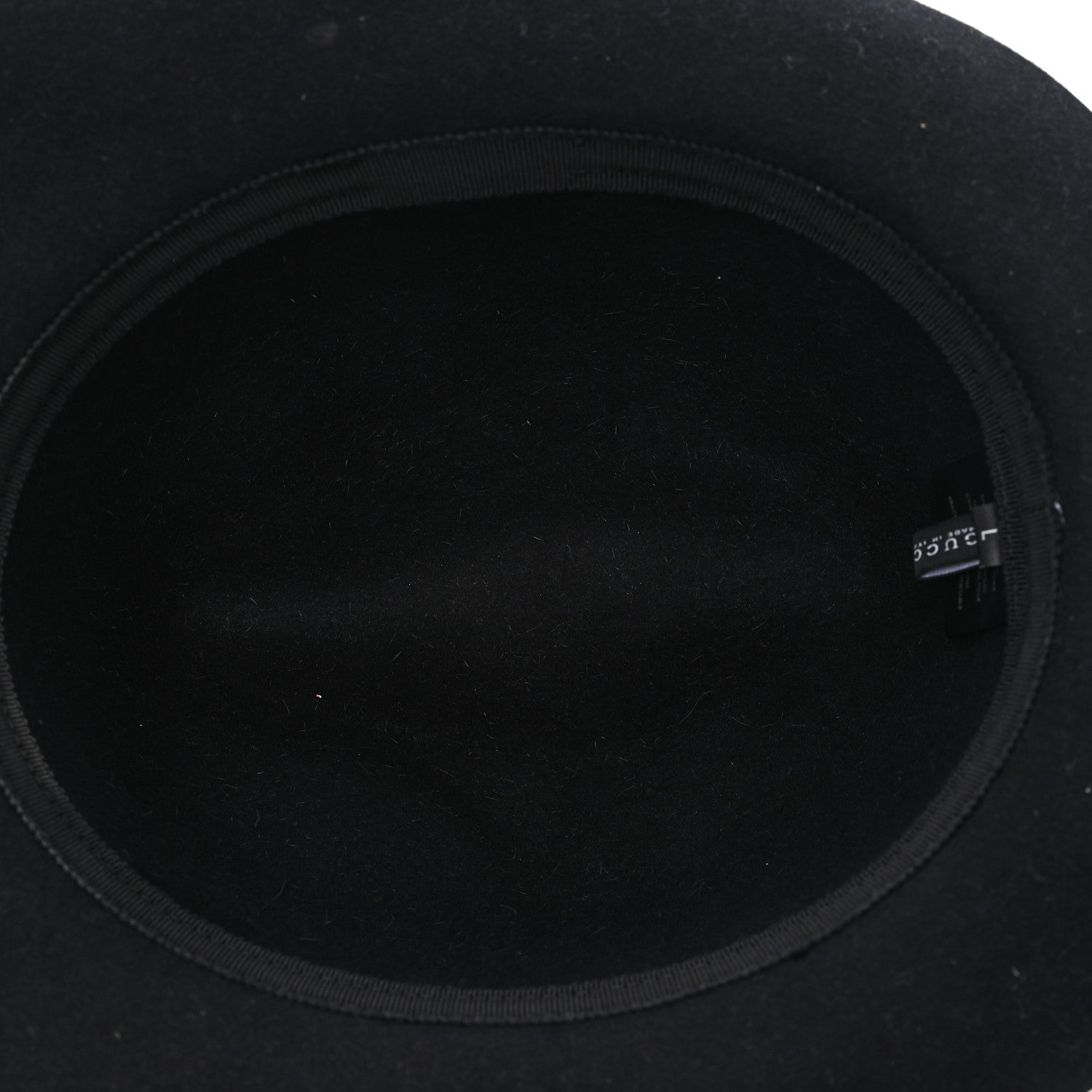 Felt Horsebit Hat L Black