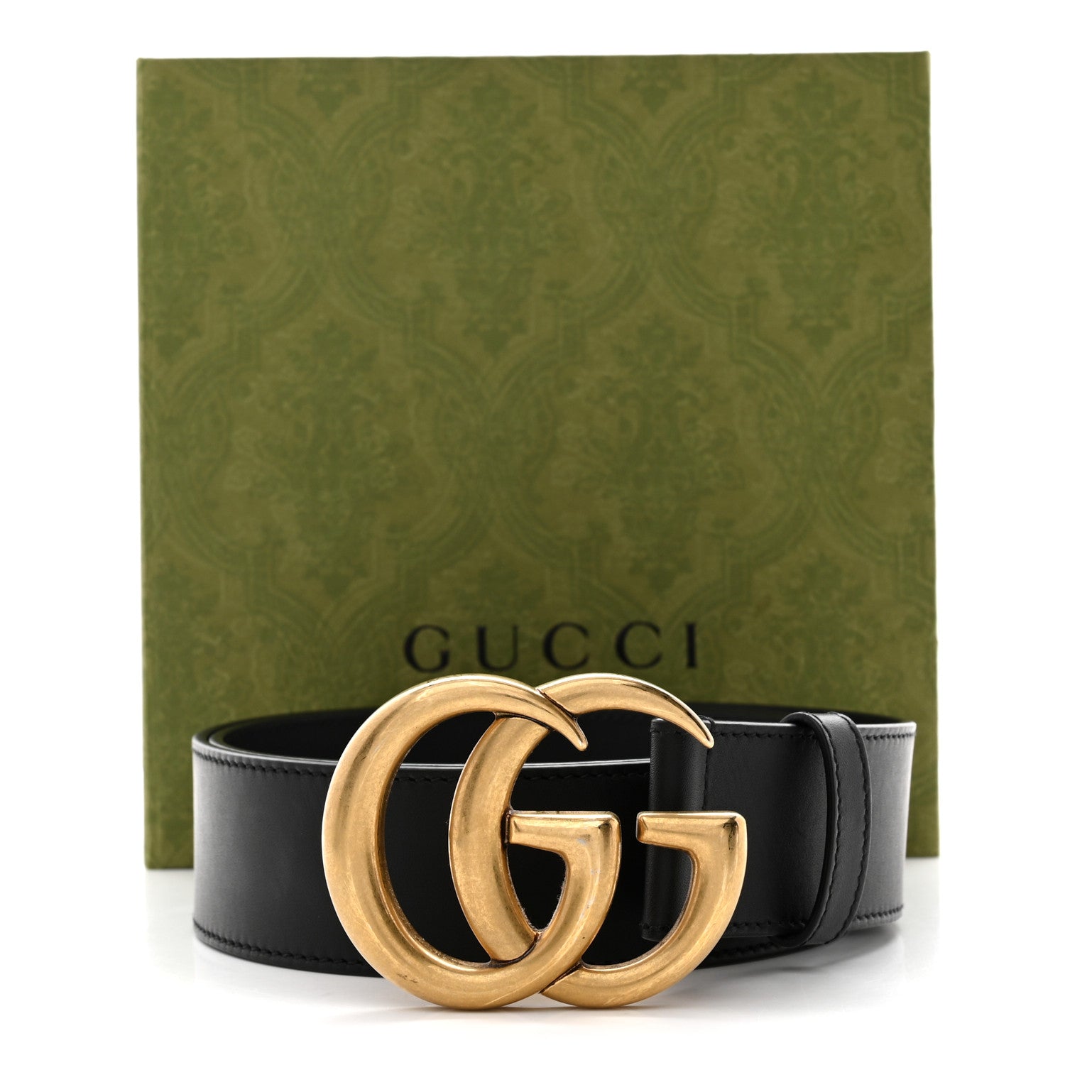Calfskin Double G 40mm Belt 90 36 Black