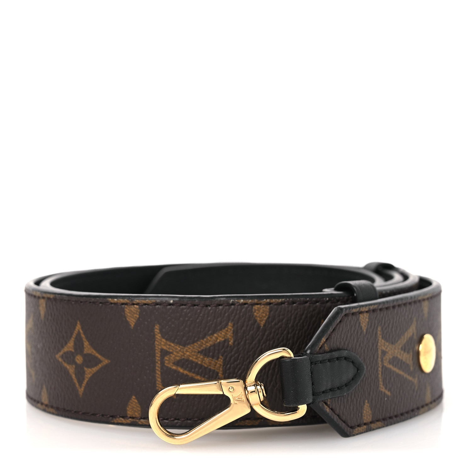 Monogram Adjustable Bandouliere Shoulder Strap Black