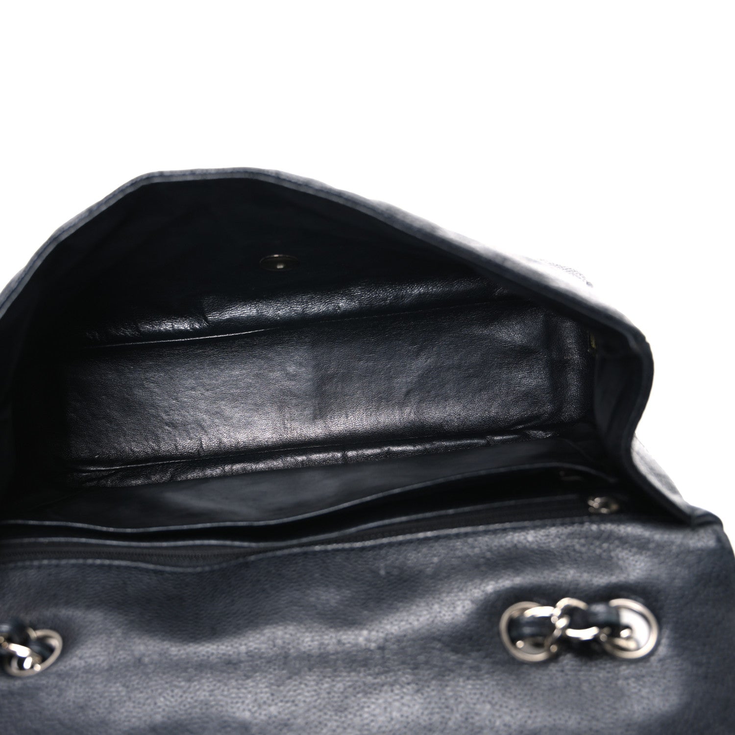 Caviar Quilted Jumbo Single Flap Black