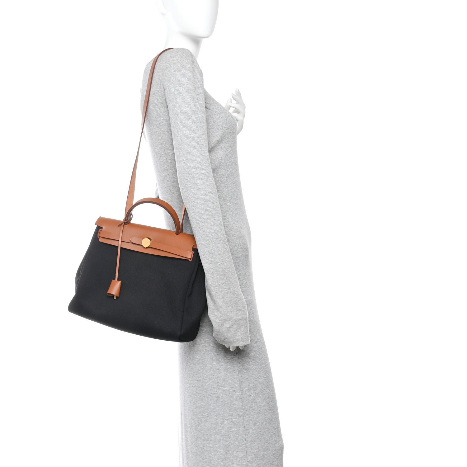 Military Toile Vache Hunter Herbag Zip Retourne 31 PM Black Fauve