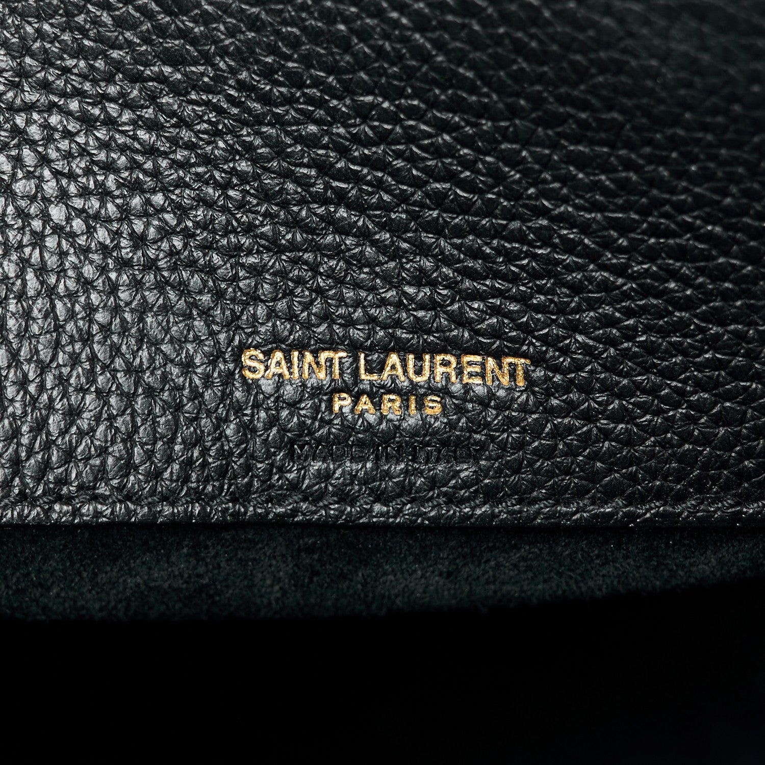 Grained Calfskin Baby Sac De Jour Souple Black