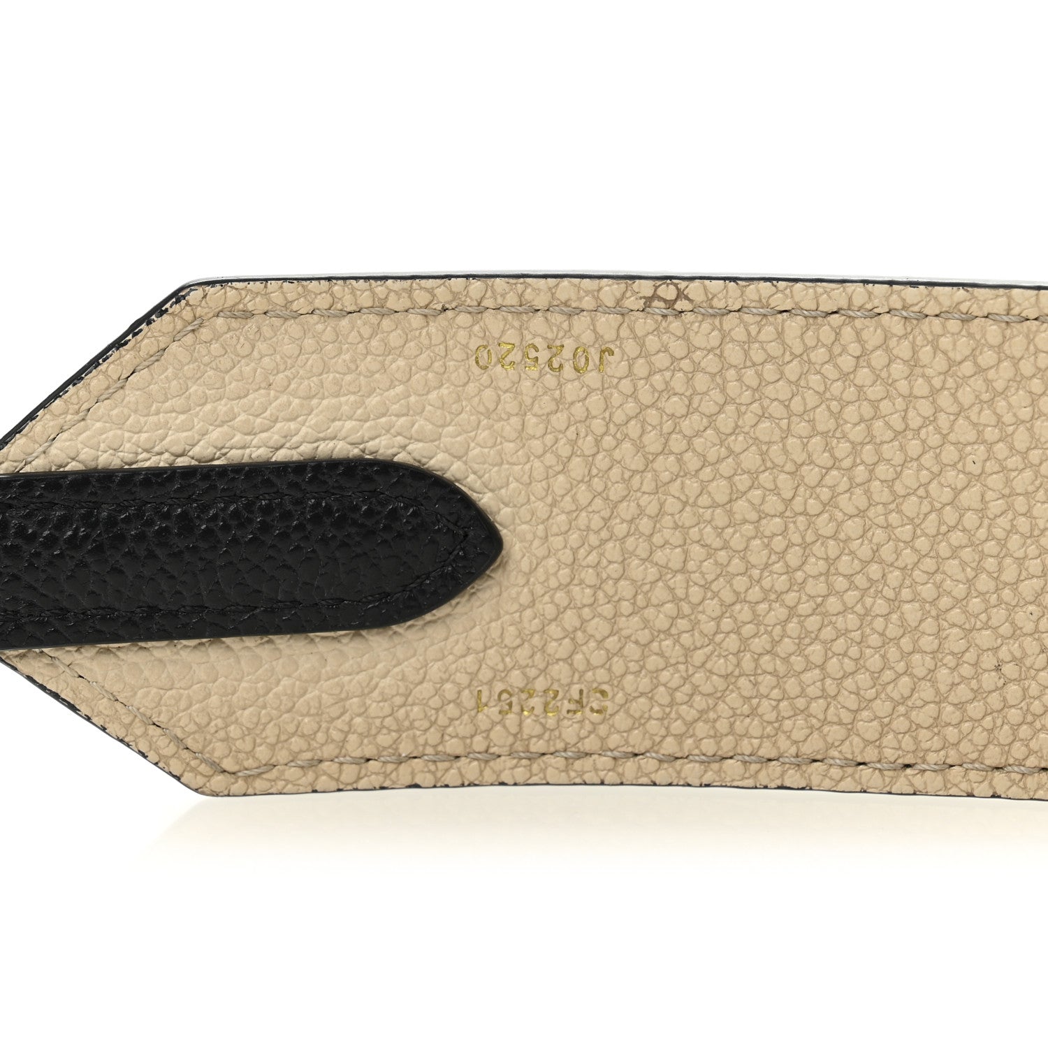 Empreinte Monogram Bandouliere Shoulder Strap Black Beige