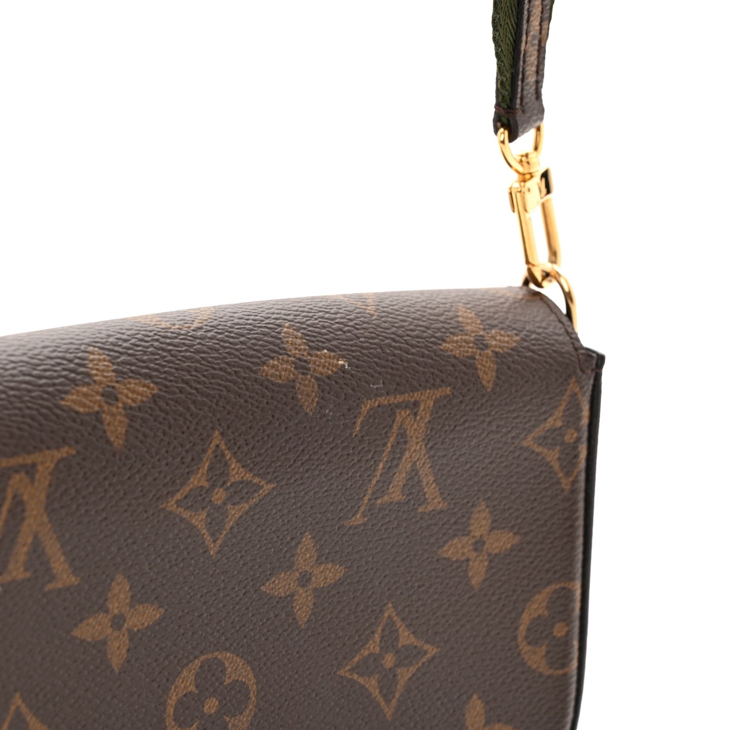 Monogram Felicie Strap & Go Kaki