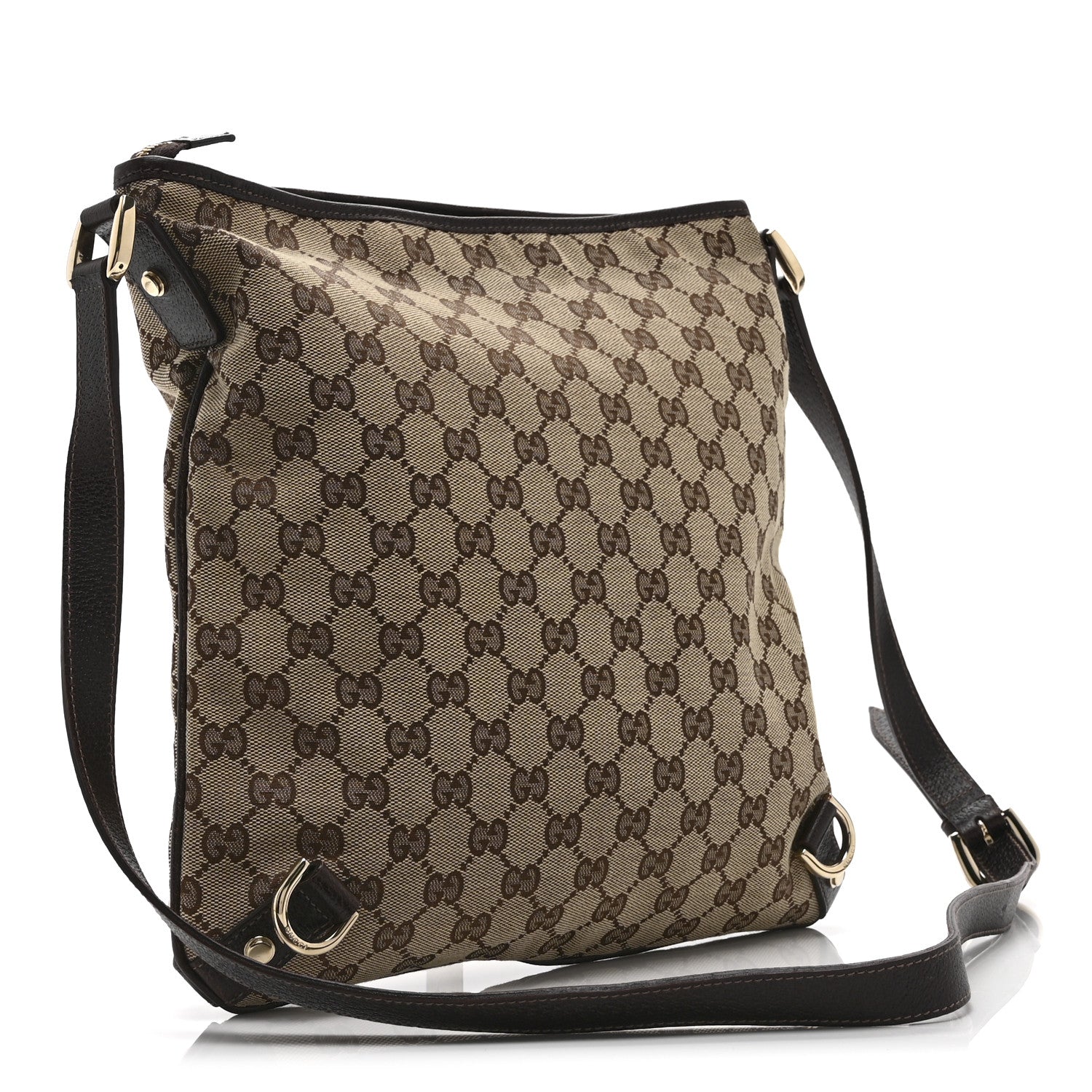 Monogram Abbey Messenger Bag Dark Brown