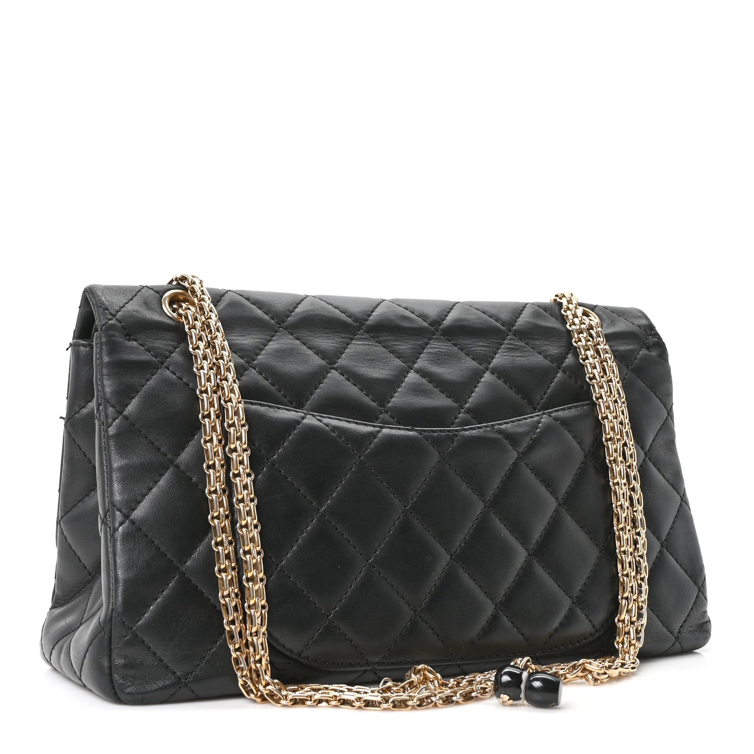 Calfskin Quilted 2.55 Paris Shanghai China Doll Reissue 227 Flap Black