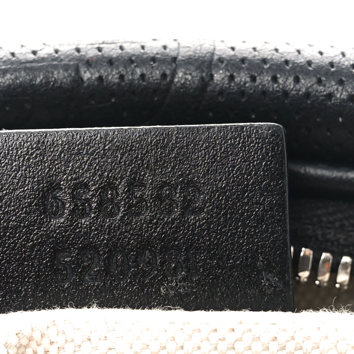 Calfskin GG Tennis Embossed Belt Bag Black