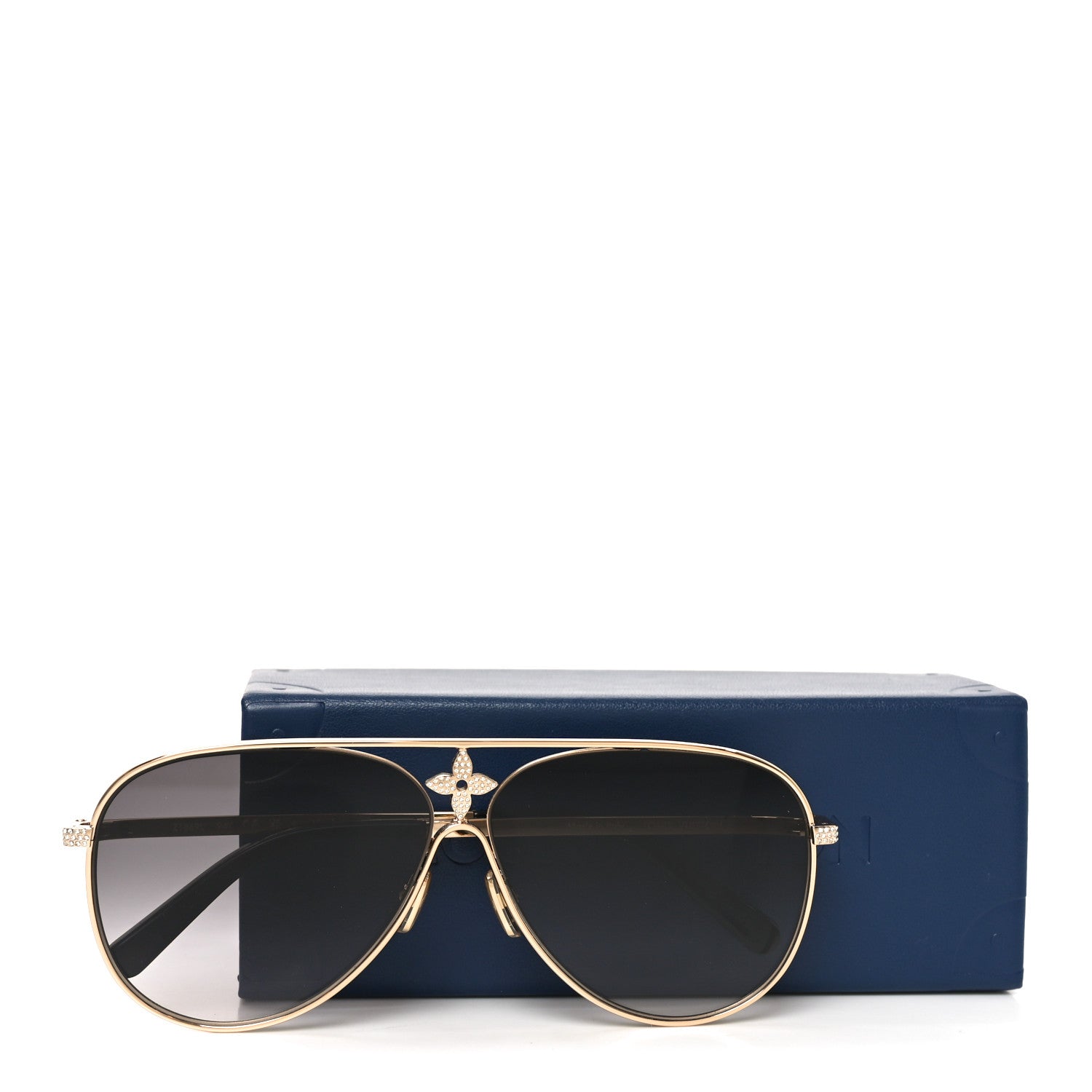 Metal LV Star Pilot Sunglasses Z1869U Gold