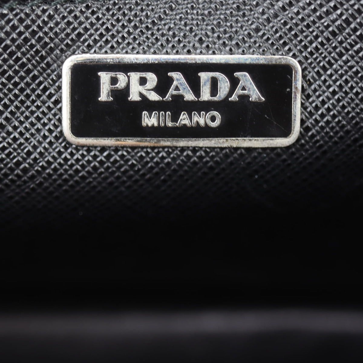 Prada Saffiano Lux Sound Crystal Studded Crossbody