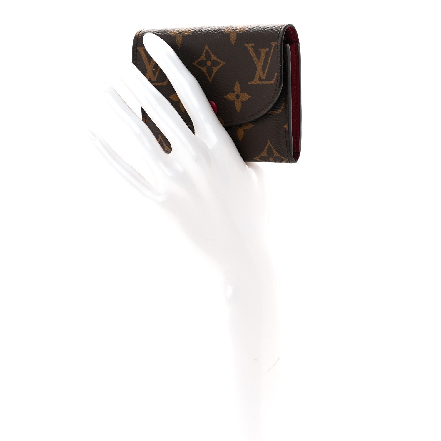 Monogram Rosalie Coin Purse Fuchsia