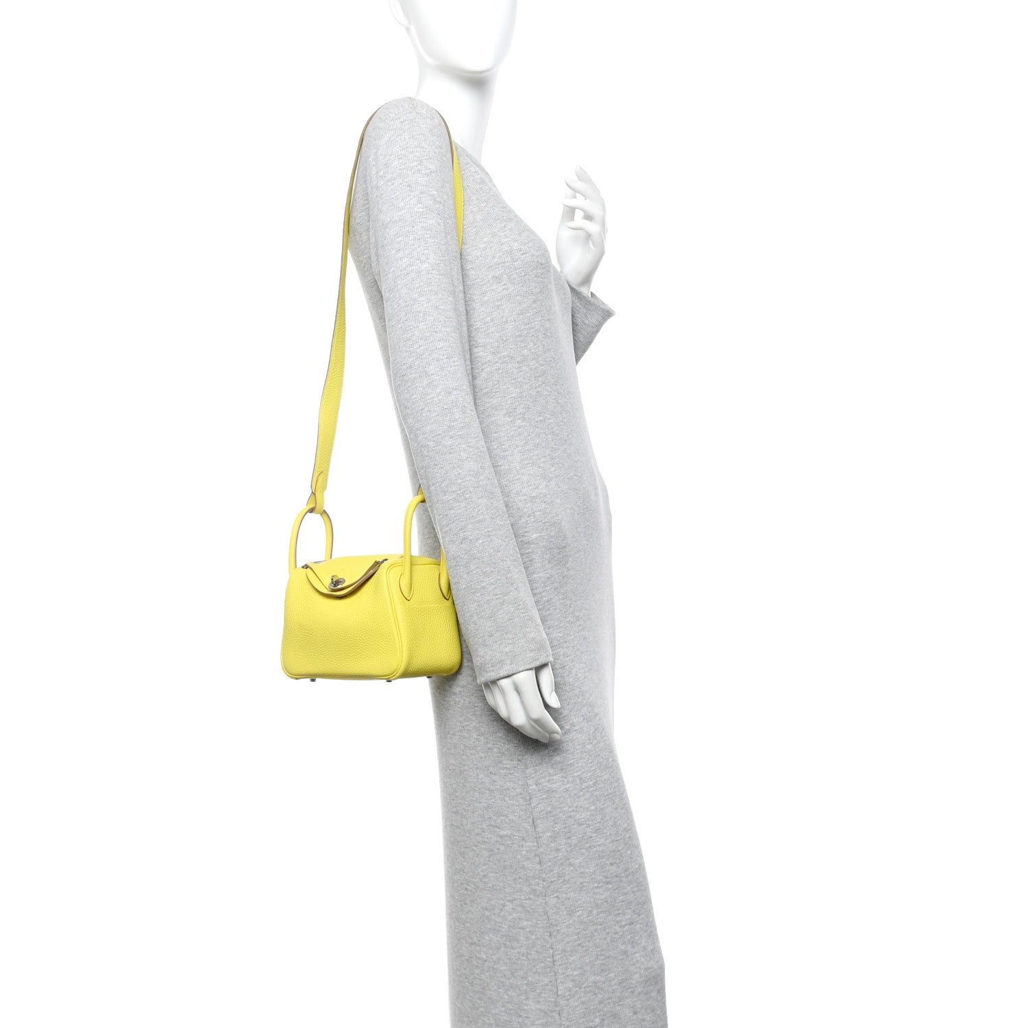 Taurillon Clemence Mini Lindy 20 Lime