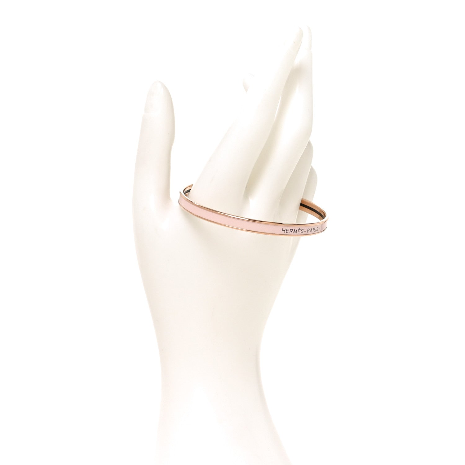 Enamel Uni Bangle 65 Rose Candeur