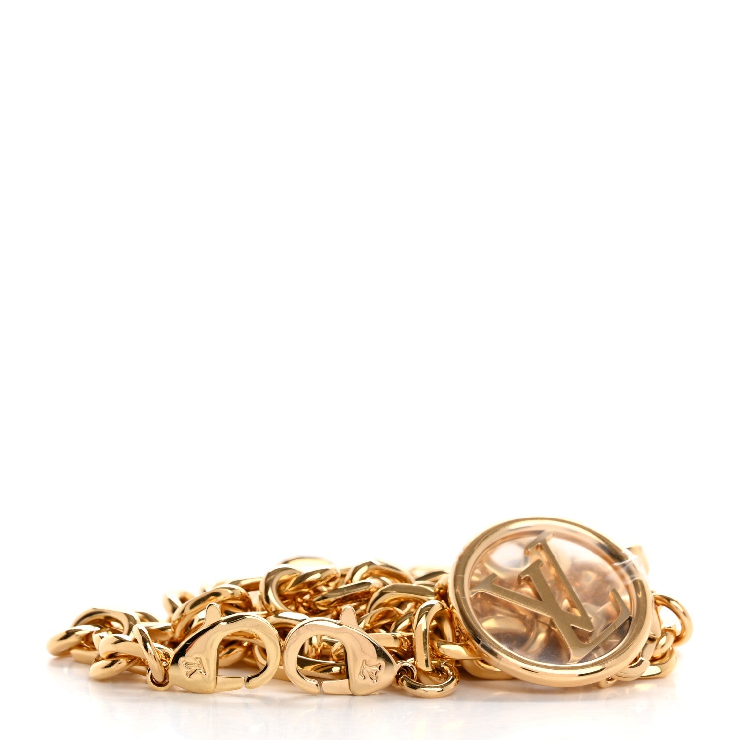 Metal Pochette Coussin Chain Strap Gold