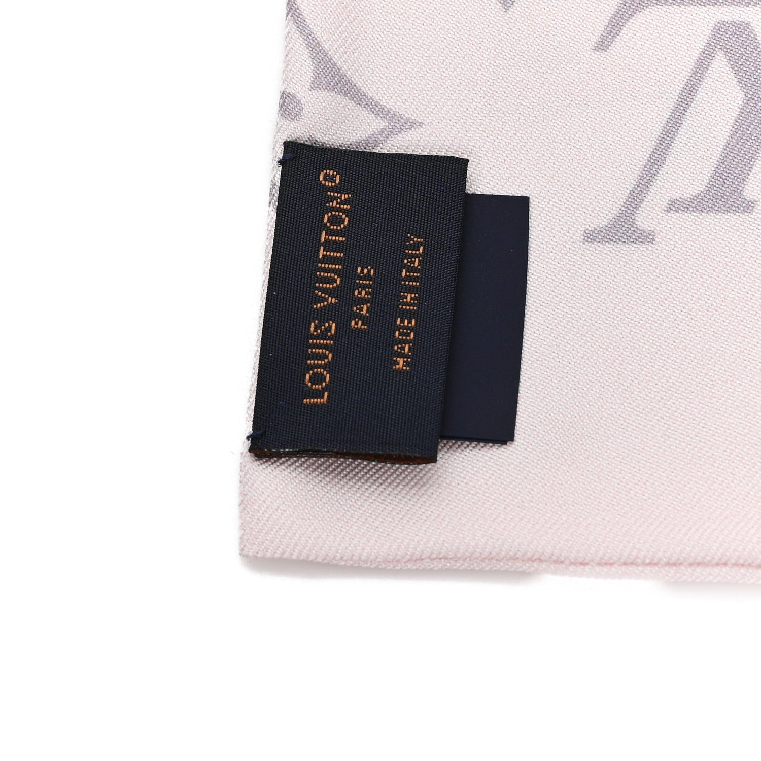 Silk Monogram Confidential Bandeau Light Pink Porcelain Rose Beige Ebony