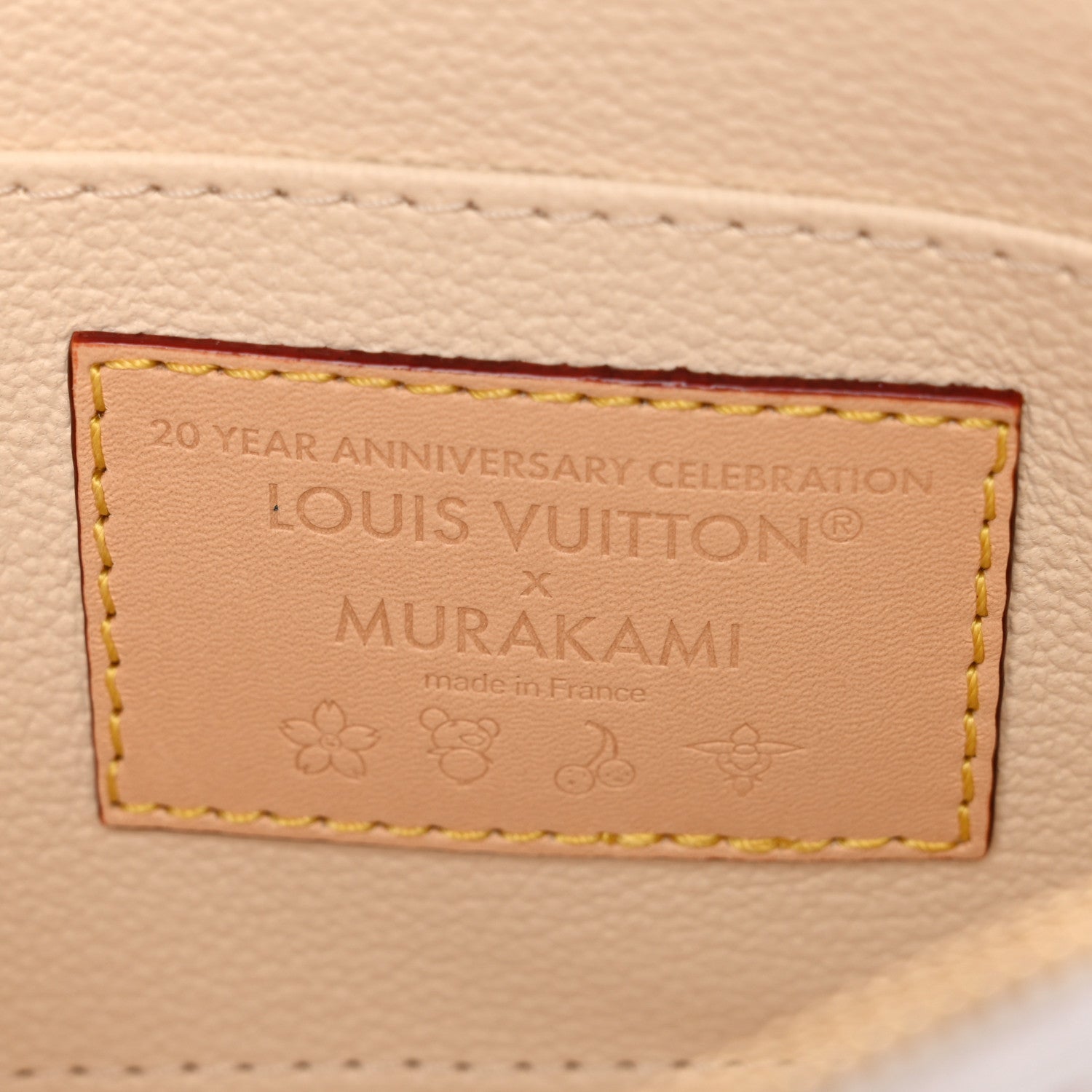 LV X TM Monogram Multicolor Cosmetic Pouch PM White