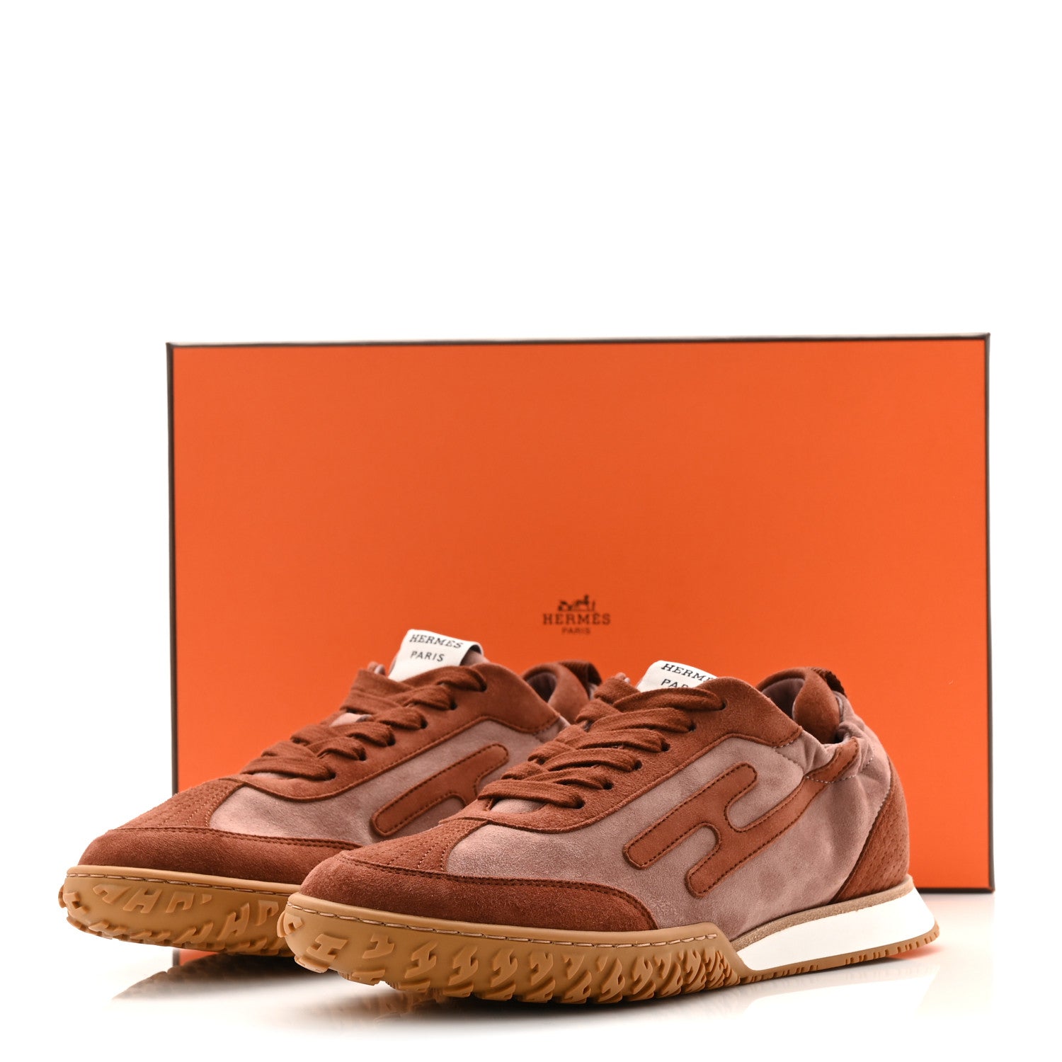 Suede Goatskin Jet Sneakers 36 Rose Antique Rouge Sepia