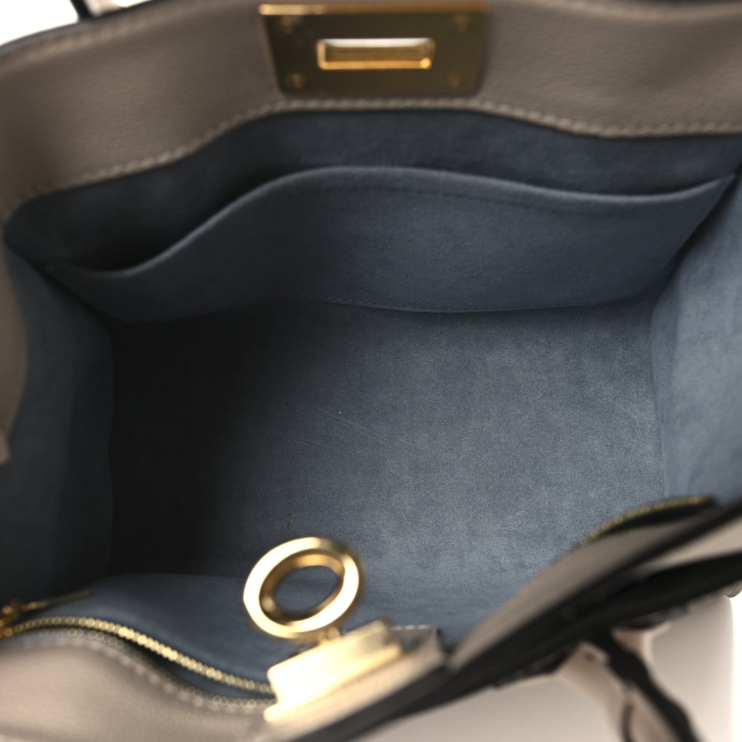 Calfskin Monogram On My Side PM Greige