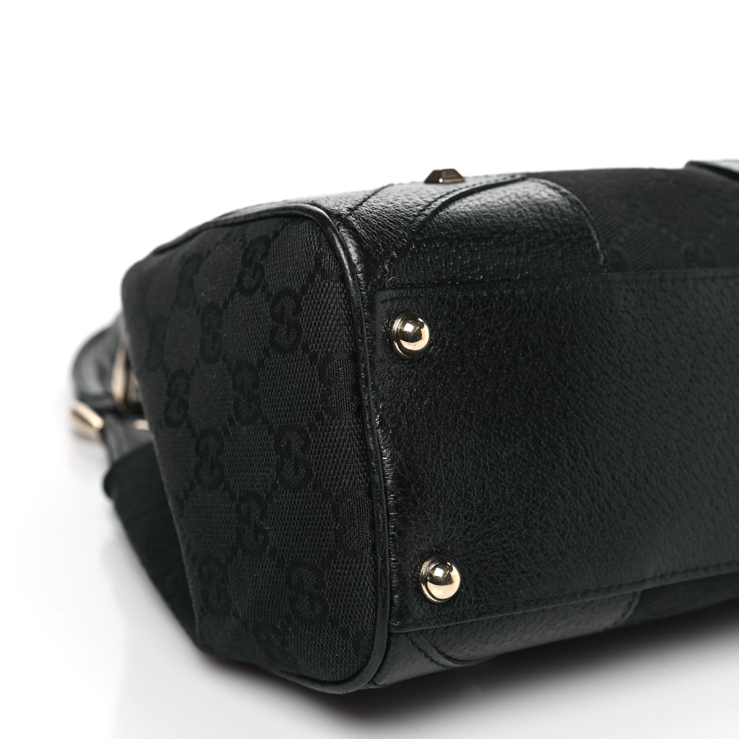 Monogram Calfskin Large Bardot Tote Black