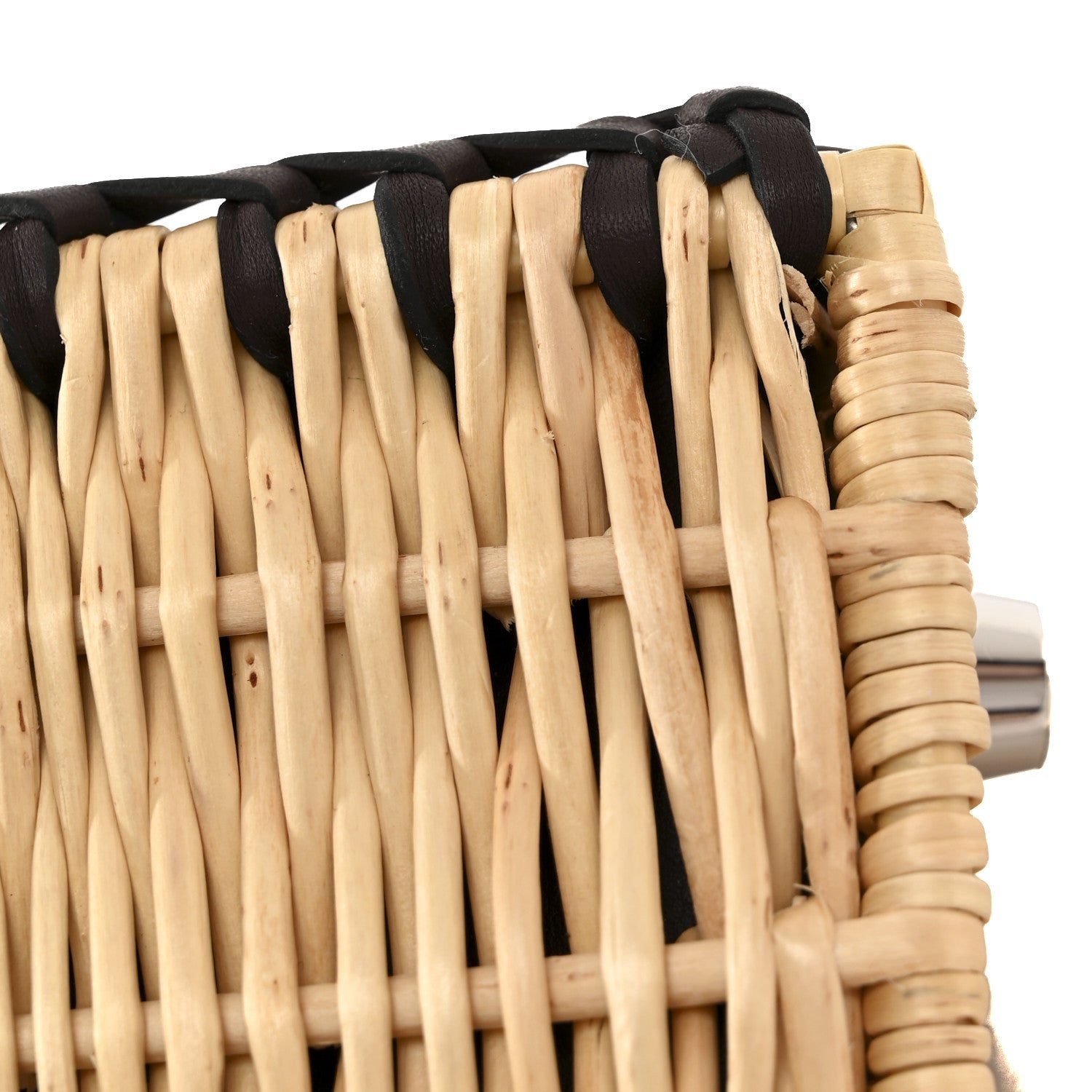 Wicker Swift Picnic Birkin 25 Naturel Rouge Sellier