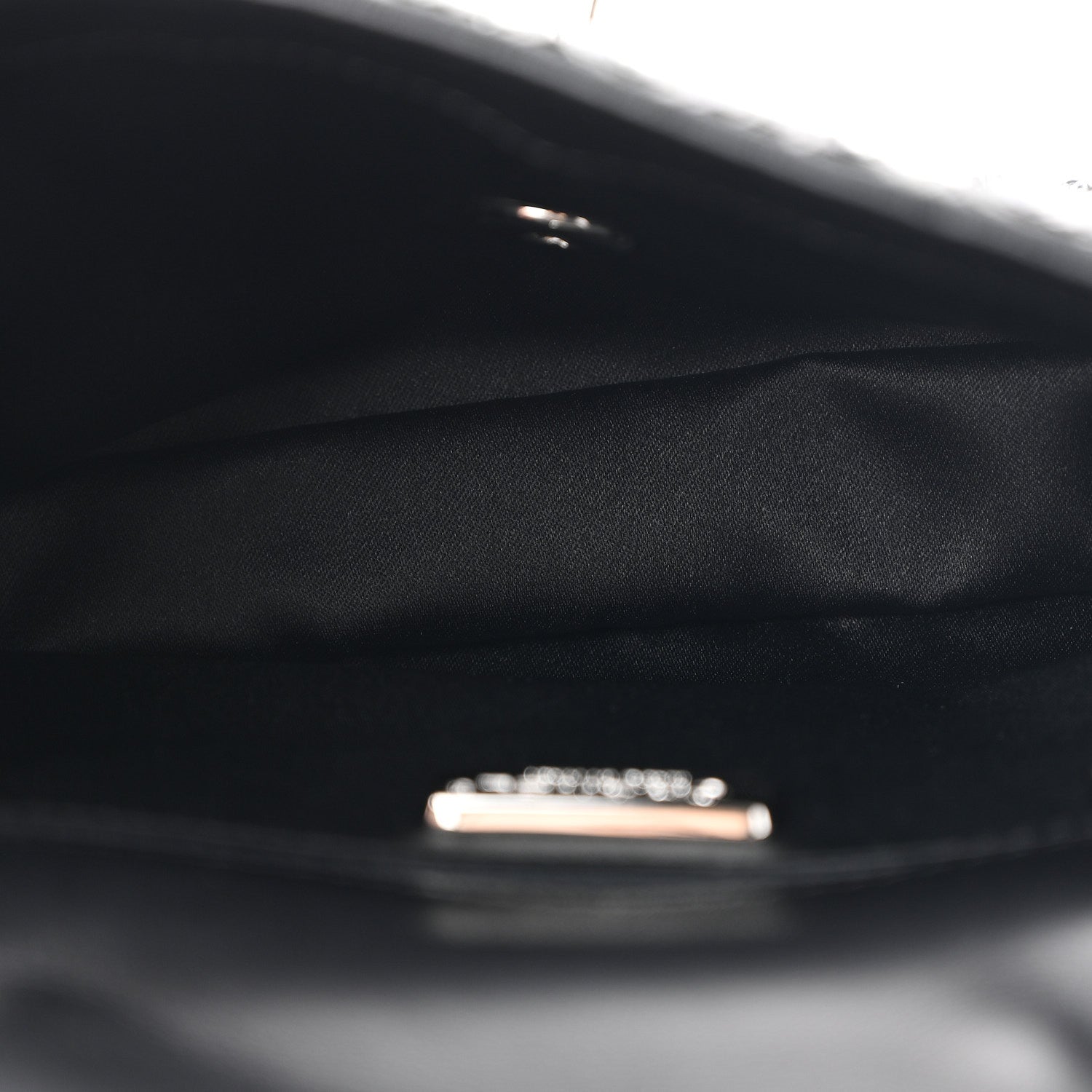 Sequins Chevron Mini Rectangular Flap Black Blue