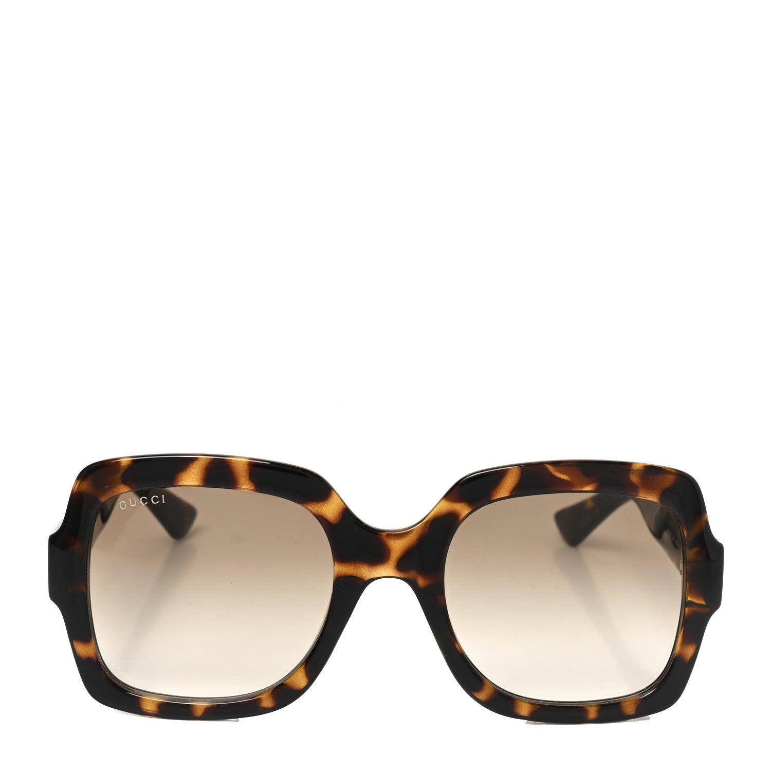 Acetate Square Frame Sunglasses GG1337S Havana