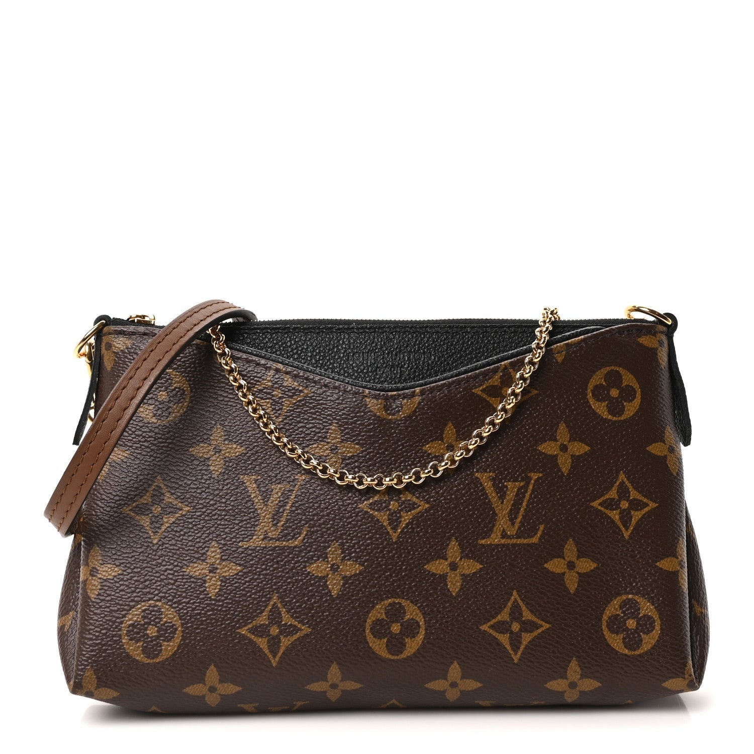 Monogram Pallas Clutch Black