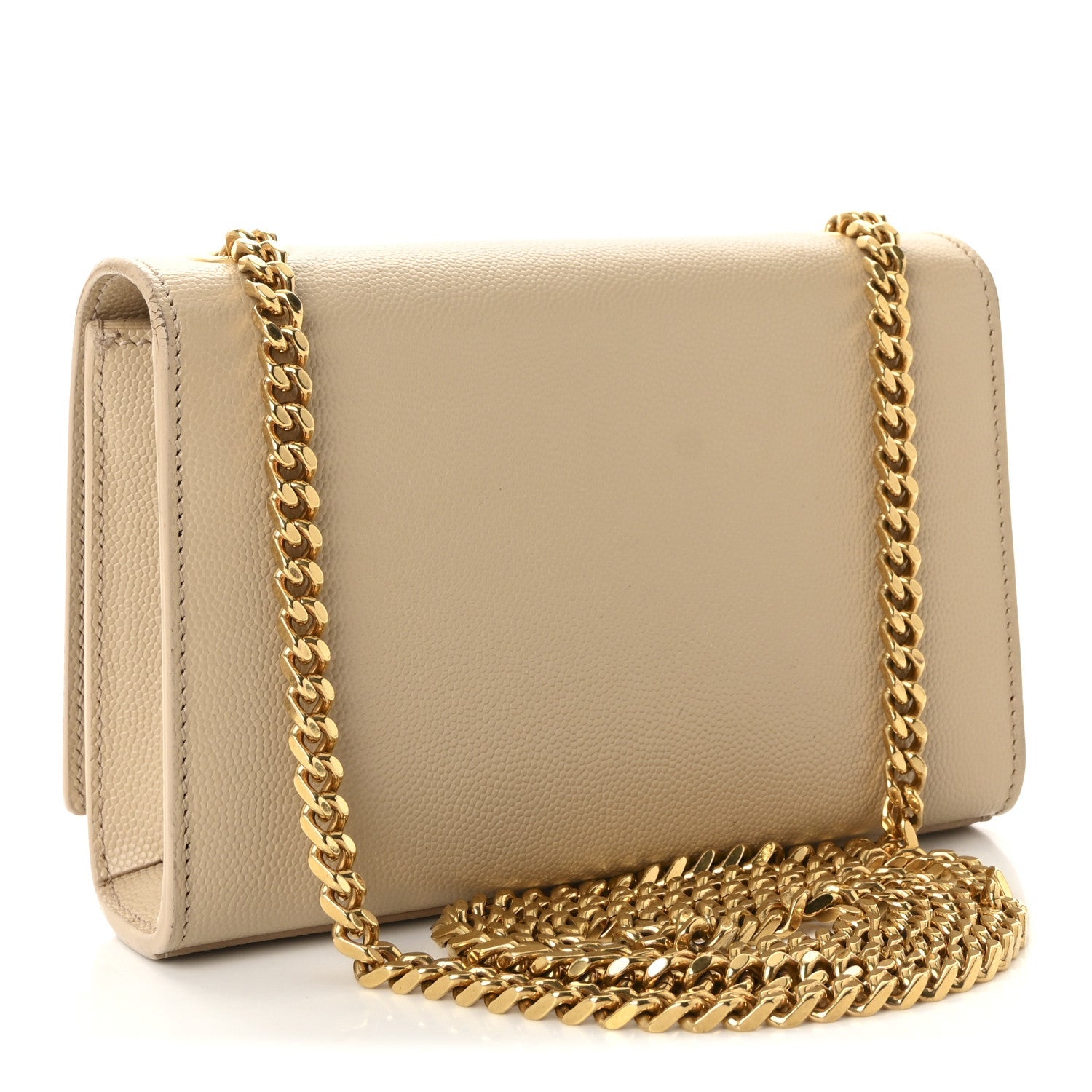 Grain De Poudre Small Monogram Kate Satchel Dark Beige
