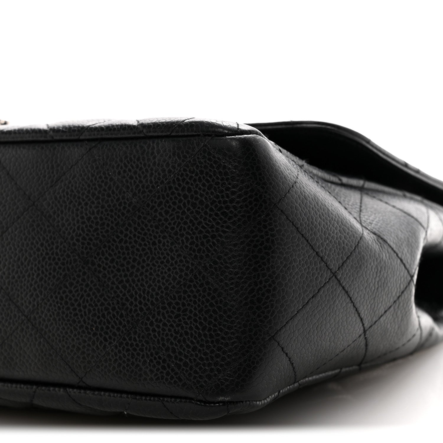 Caviar Quilted Jumbo Single Flap Black