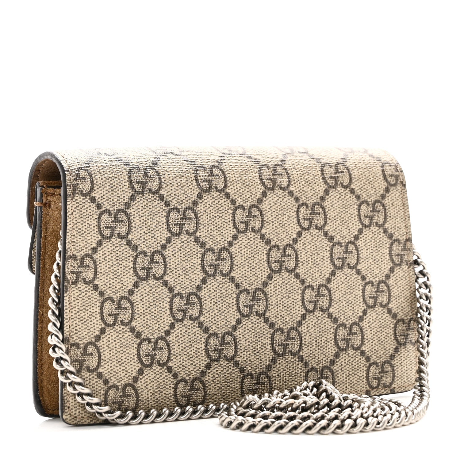 GG Supreme Monogram Super Mini Dionysus Shoulder Bag Taupe
