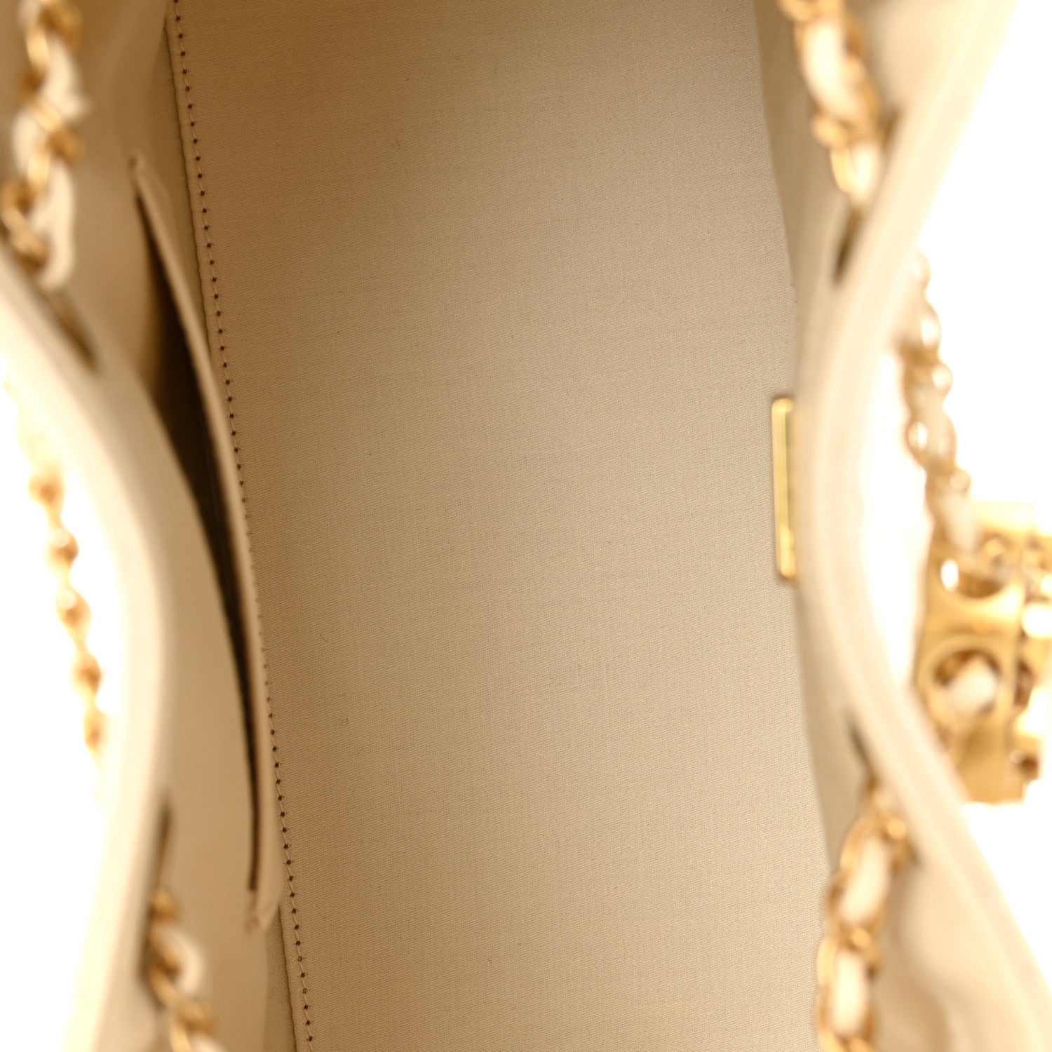 Caviar Quilted Small Chanel 25 Handbag Light Beige