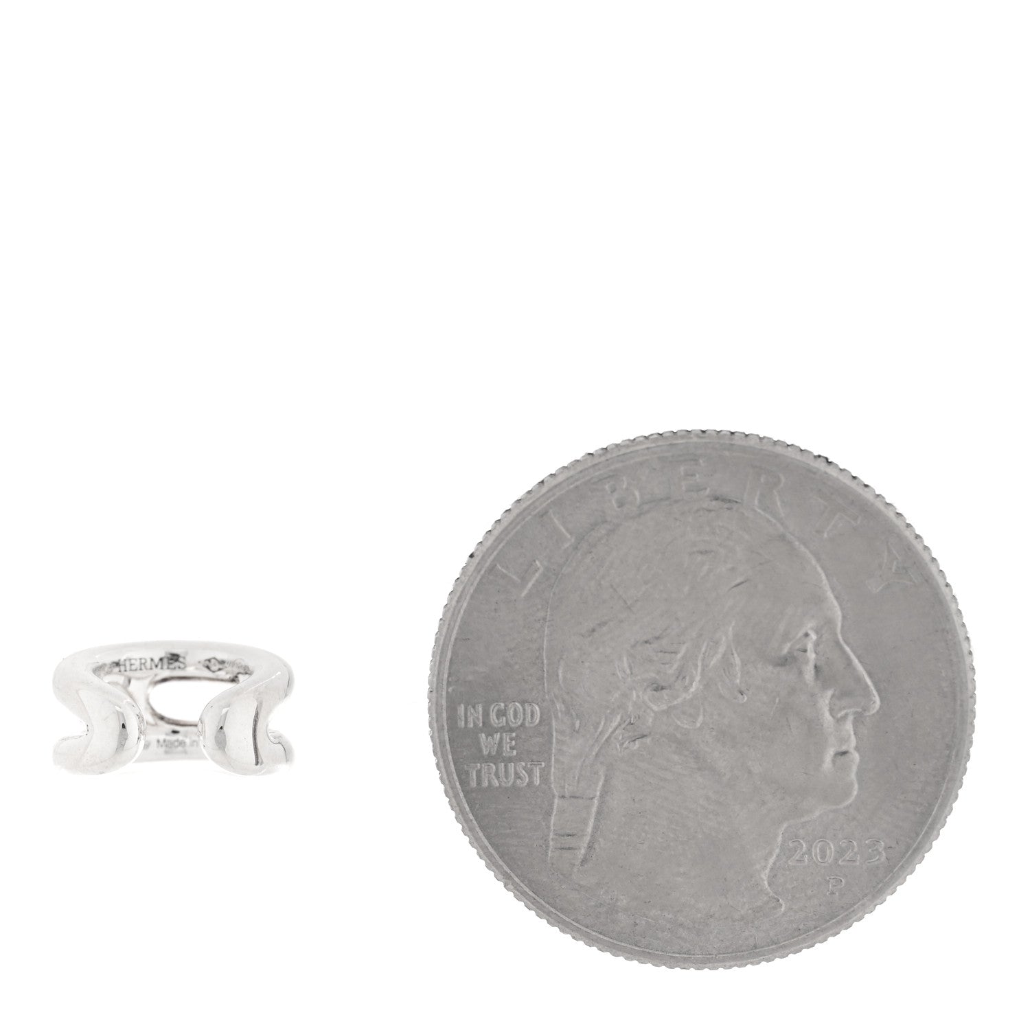 Sterling Silver Chaine D'Ancre Punk Single Ear Cuff Earring