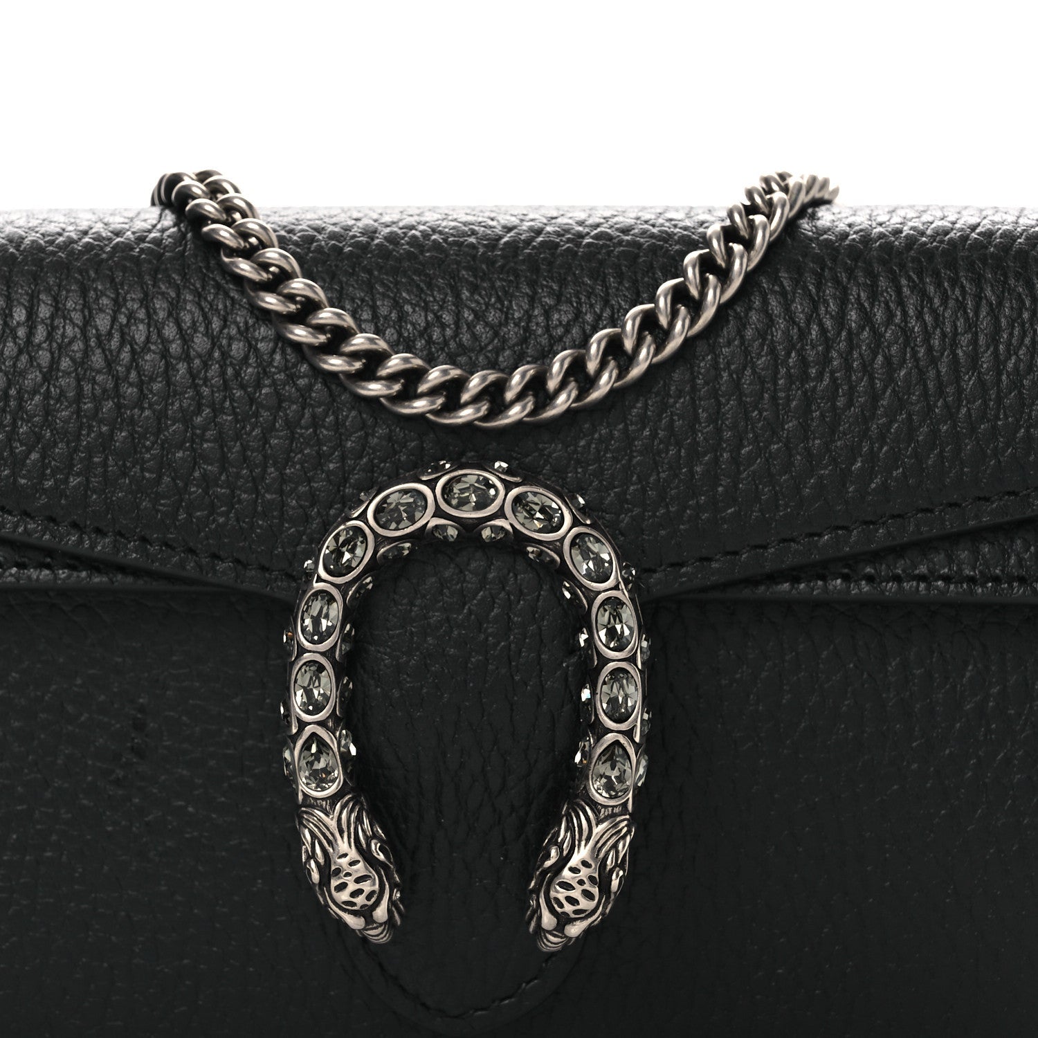 Calfskin Super Mini Dionysus Shoulder Bag Black
