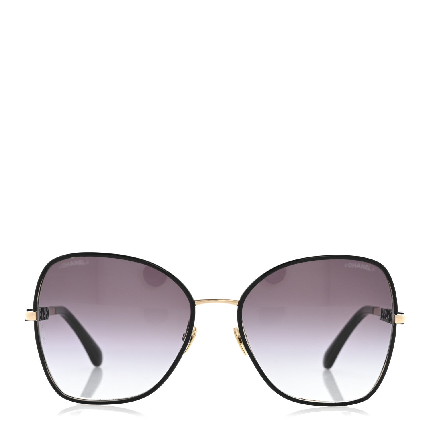 Metal Butterfly Sunglasses 4283 Black