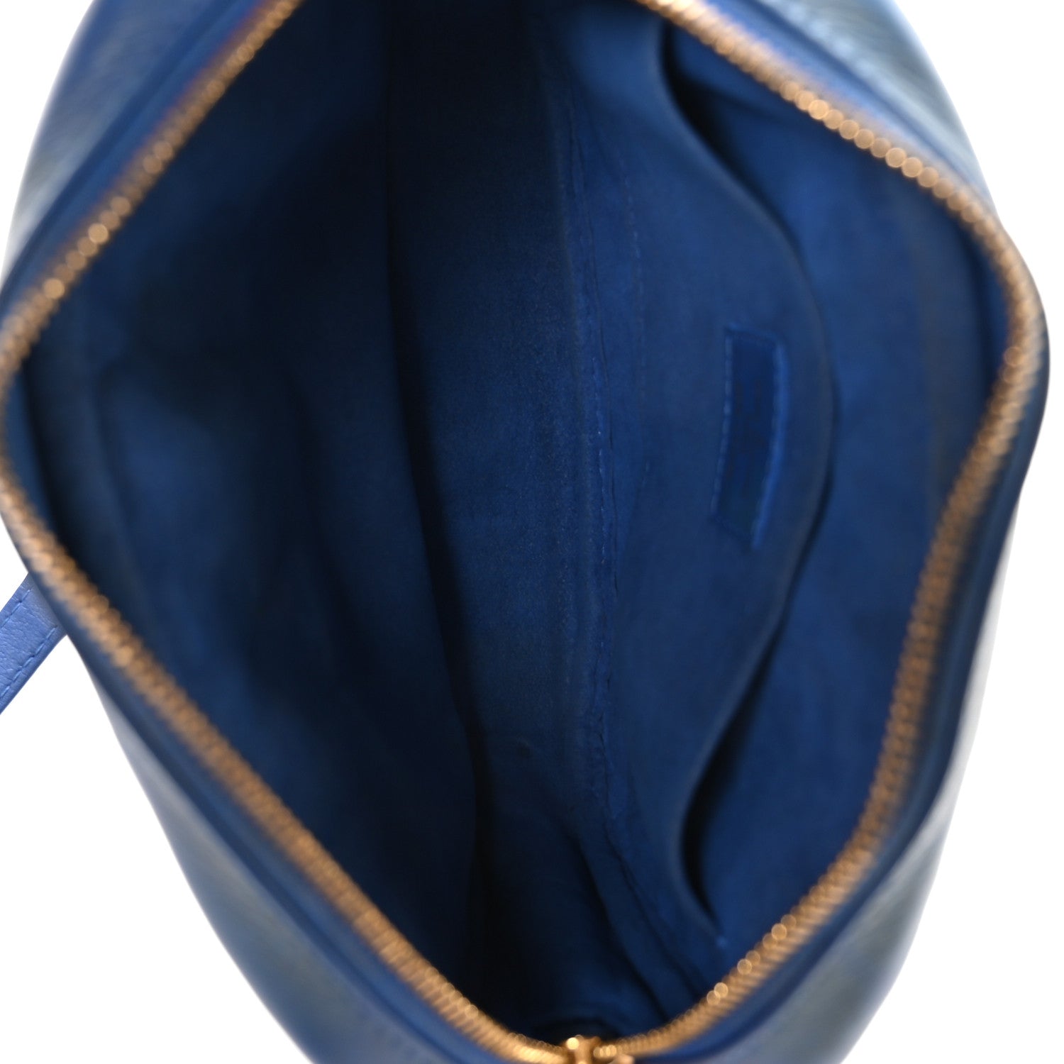 Calfskin New Wave Camera Bag Bleu Neon