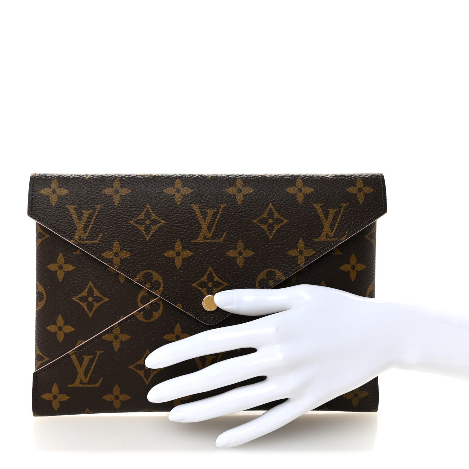 Monogram Large Kirigami Pochette Insert Rose Ballerine