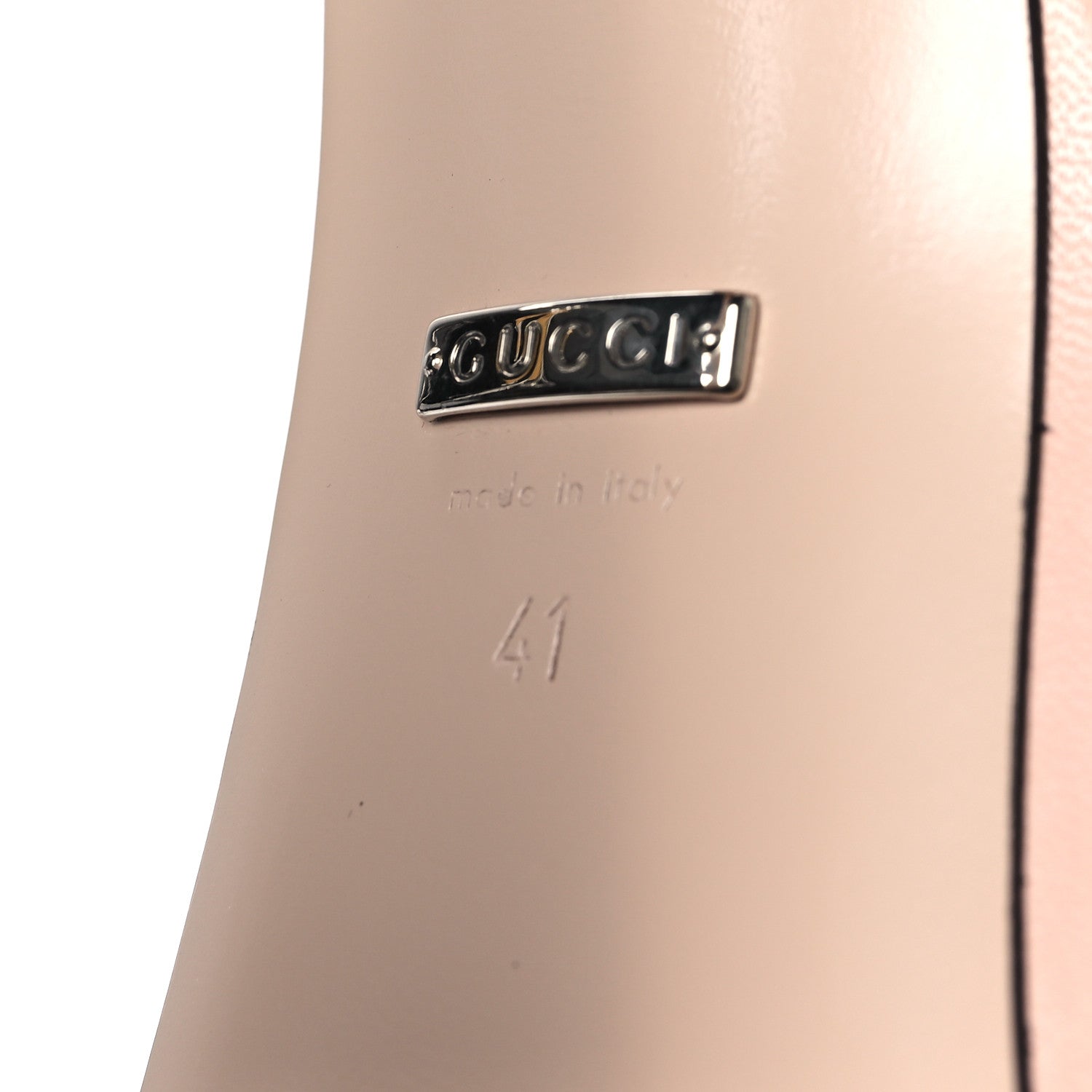 Malaga Kid Interlocking G Studs 155mm Platform Sandals 41 Perfect Pink