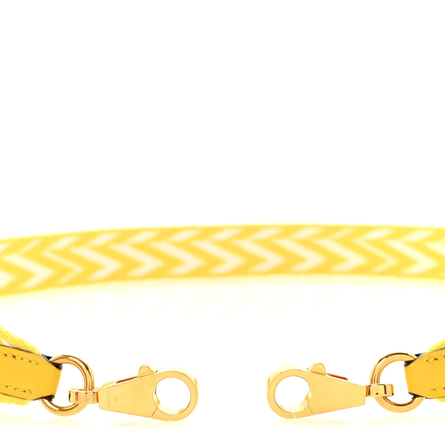 Toile Swift 25mm Sangle ZigZag Shoulder Strap Jaune De Naples White