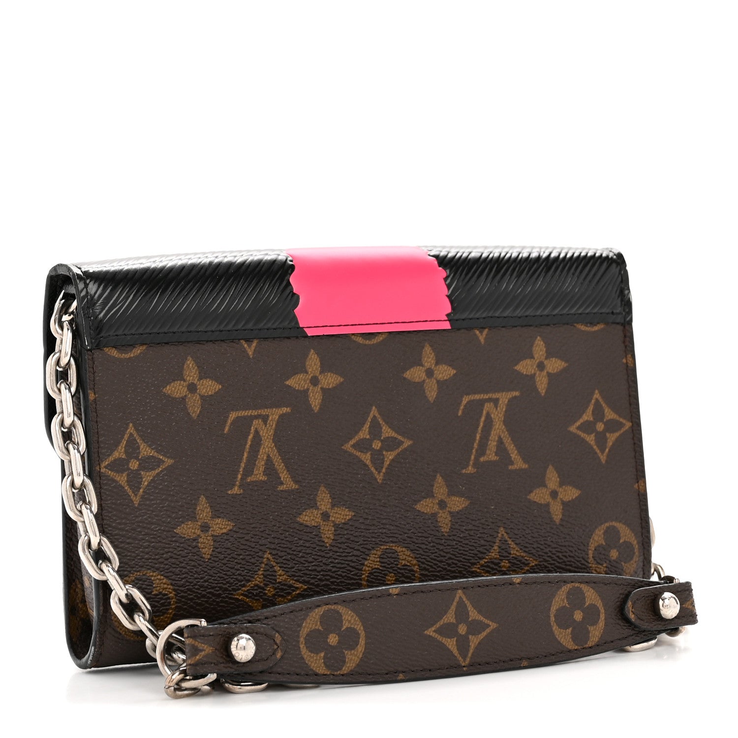 Monogram Kabuki Chain Wallet Black