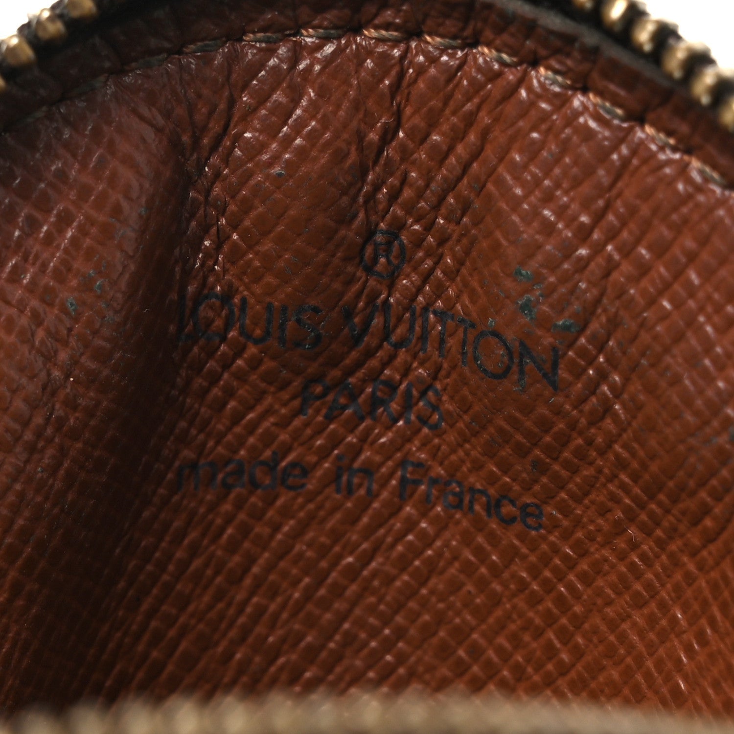 Monogram Round Coin Purse